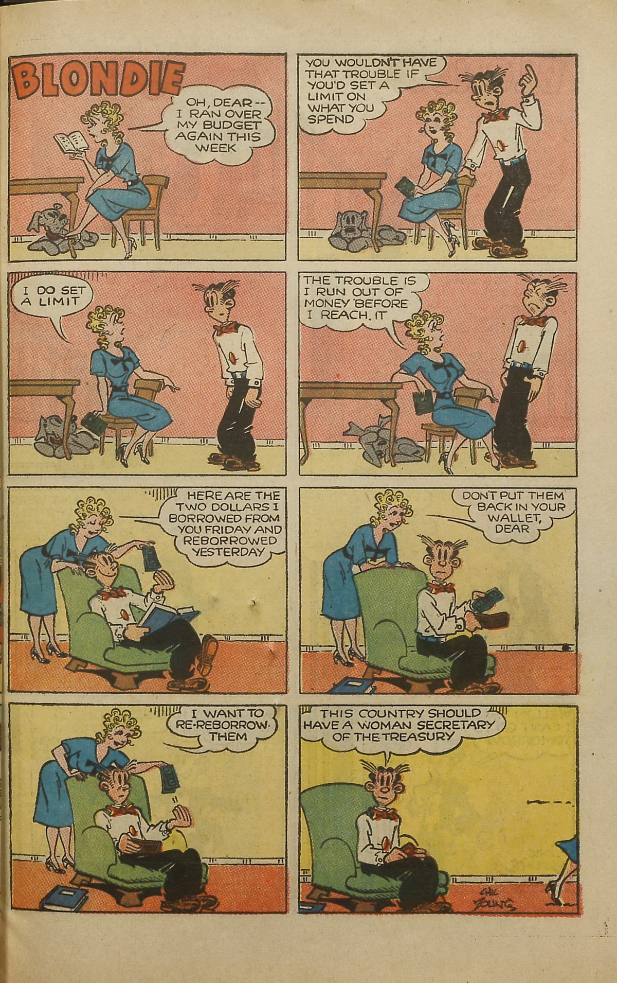 Read online Blondie Comics (1960) comic -  Issue #159 - 31