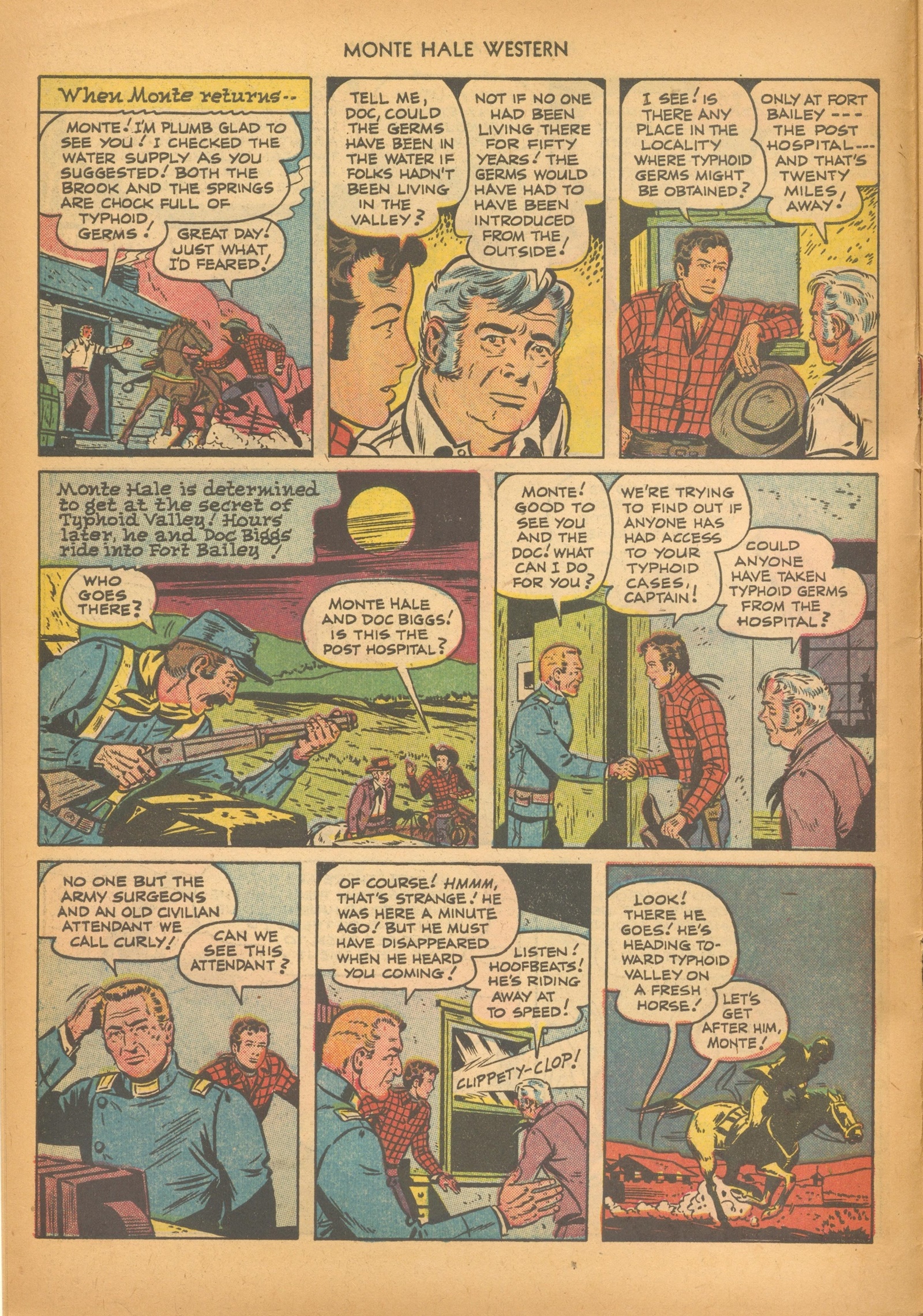 Read online Monte Hale Western comic -  Issue #74 - 6