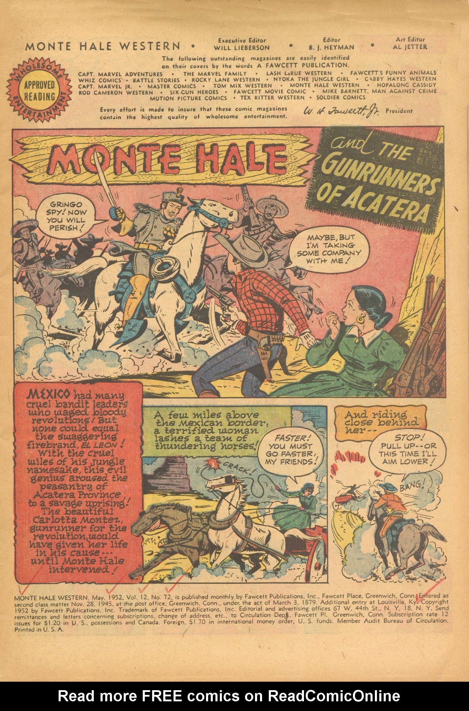 Read online Monte Hale Western comic -  Issue #72 - 3