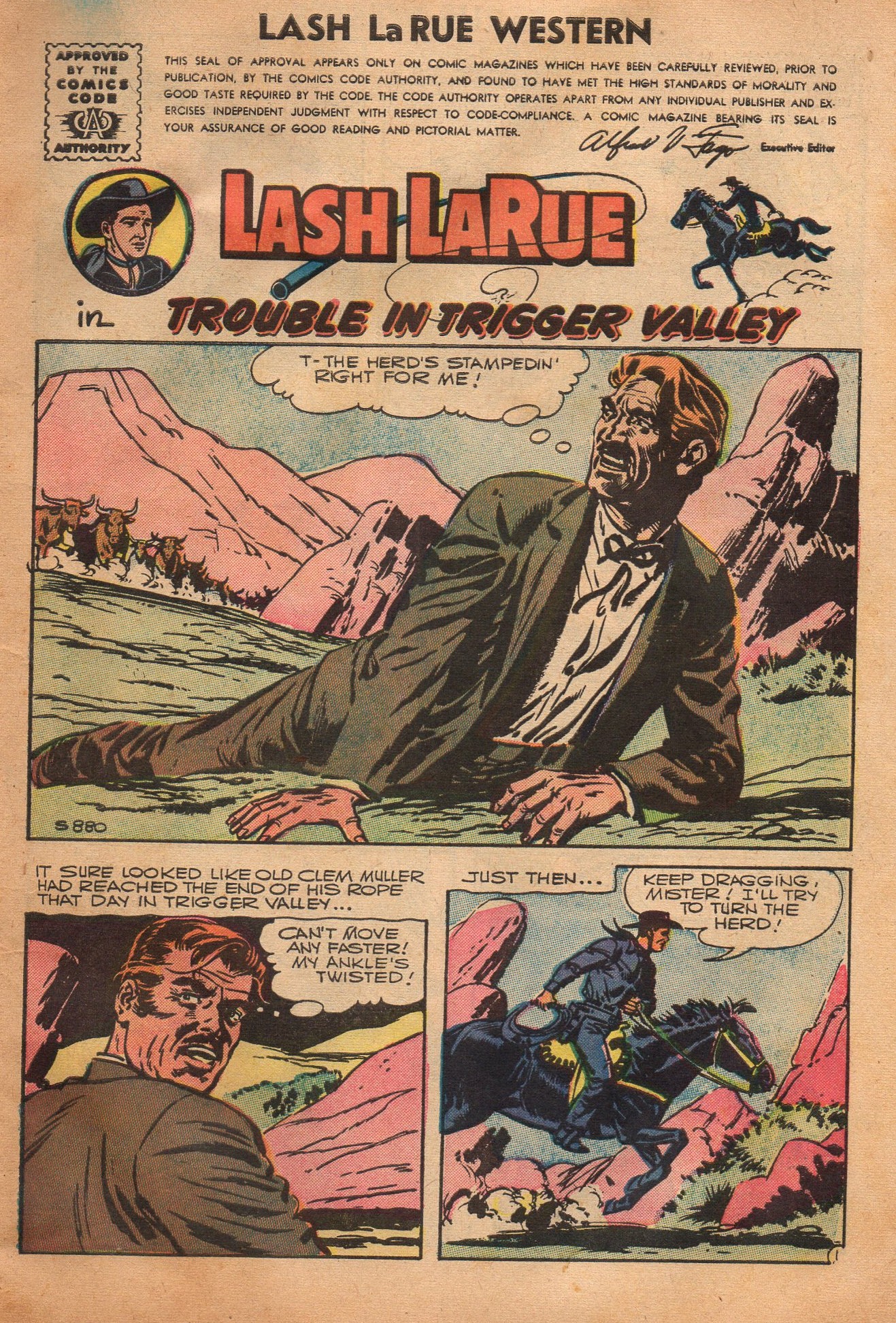 Read online Lash Larue Western (1949) comic -  Issue #62 - 3