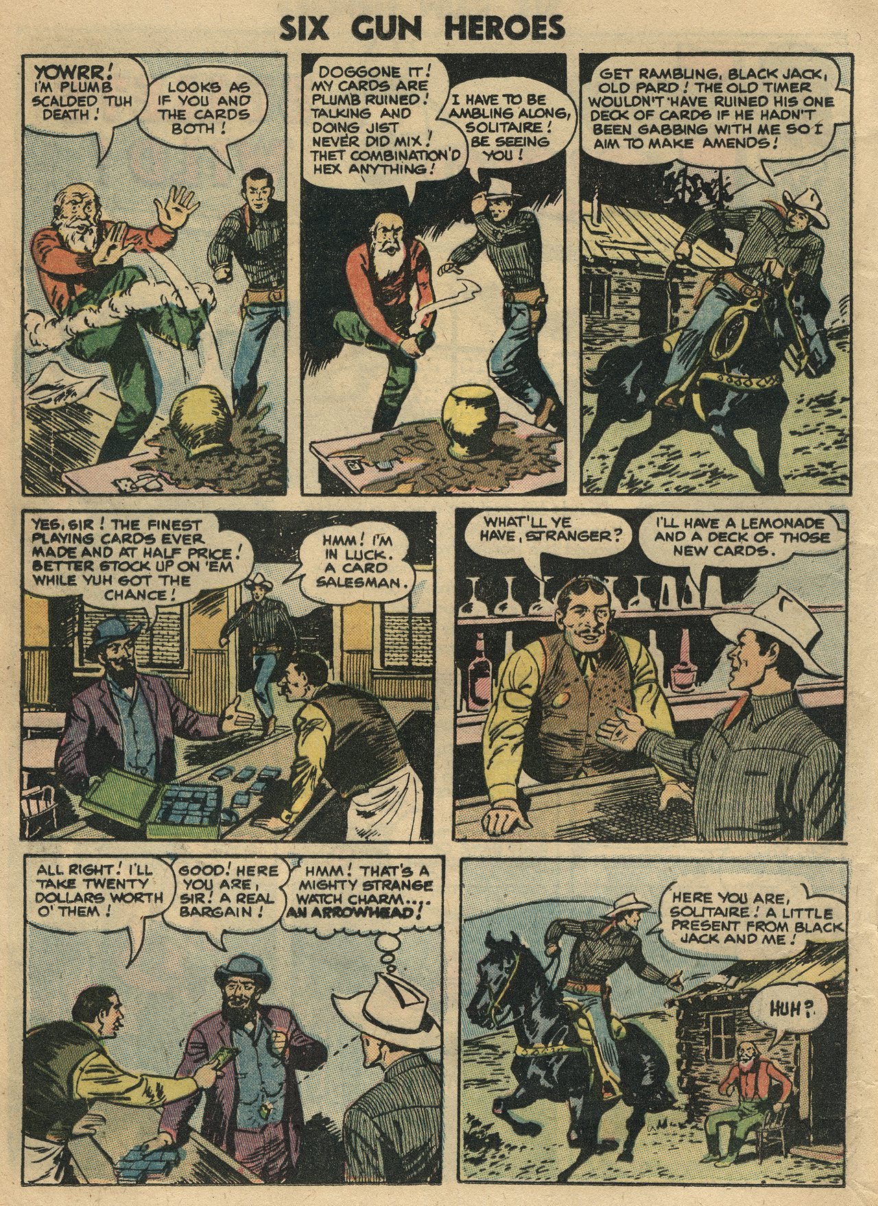 Read online Six-Gun Heroes comic -  Issue #35 - 12