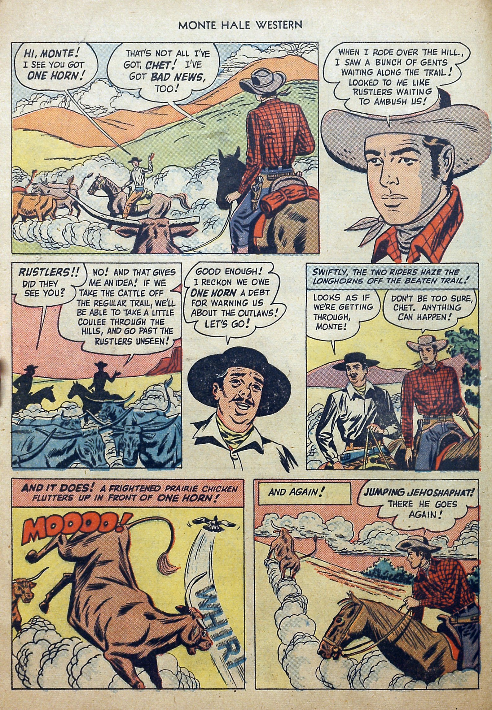 Read online Monte Hale Western comic -  Issue #46 - 20