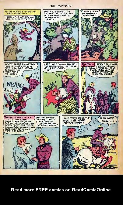 Read online Ken Maynard Western comic -  Issue #7 - 34