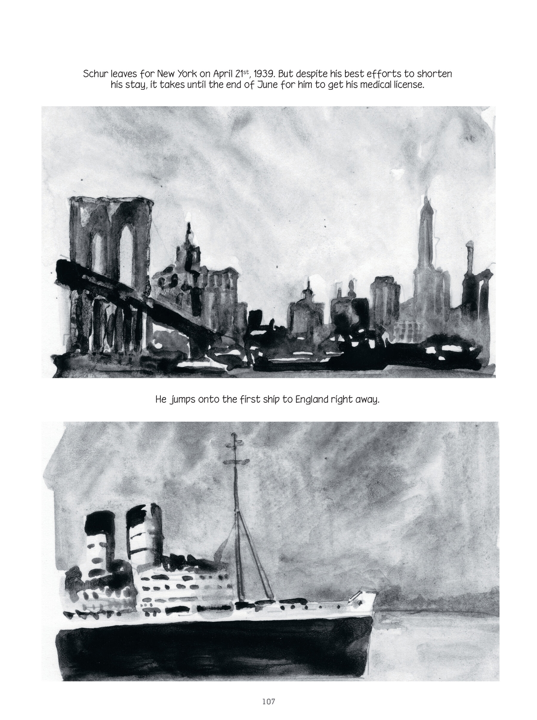 Read online Through Clouds of Smoke: Freud's Final Days comic -  Issue # TPB - 105