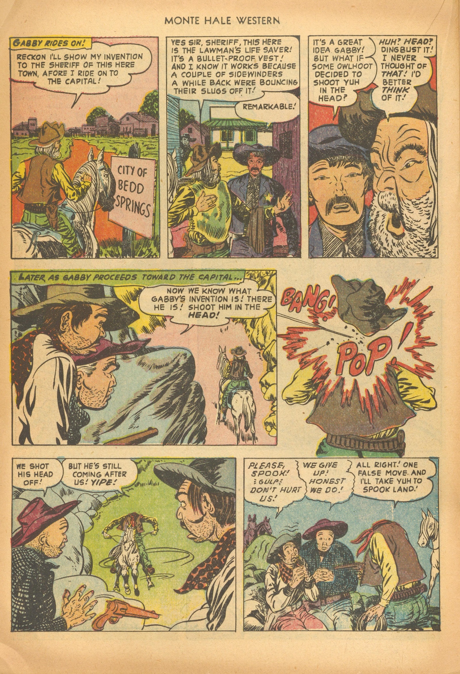 Read online Monte Hale Western comic -  Issue #80 - 20