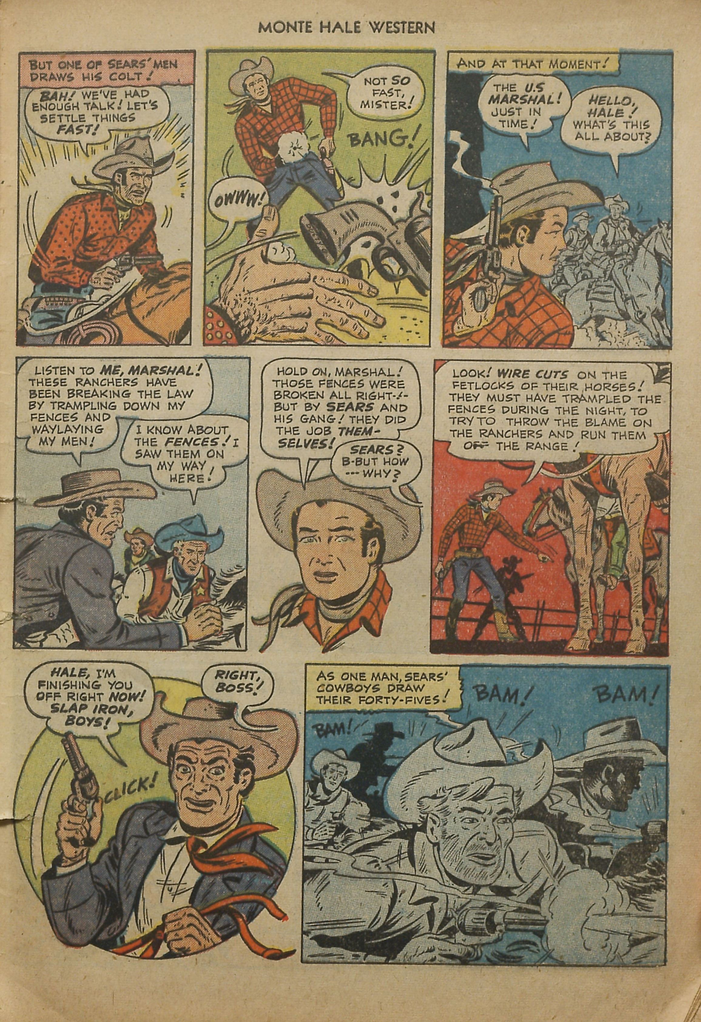 Read online Monte Hale Western comic -  Issue #45 - 10