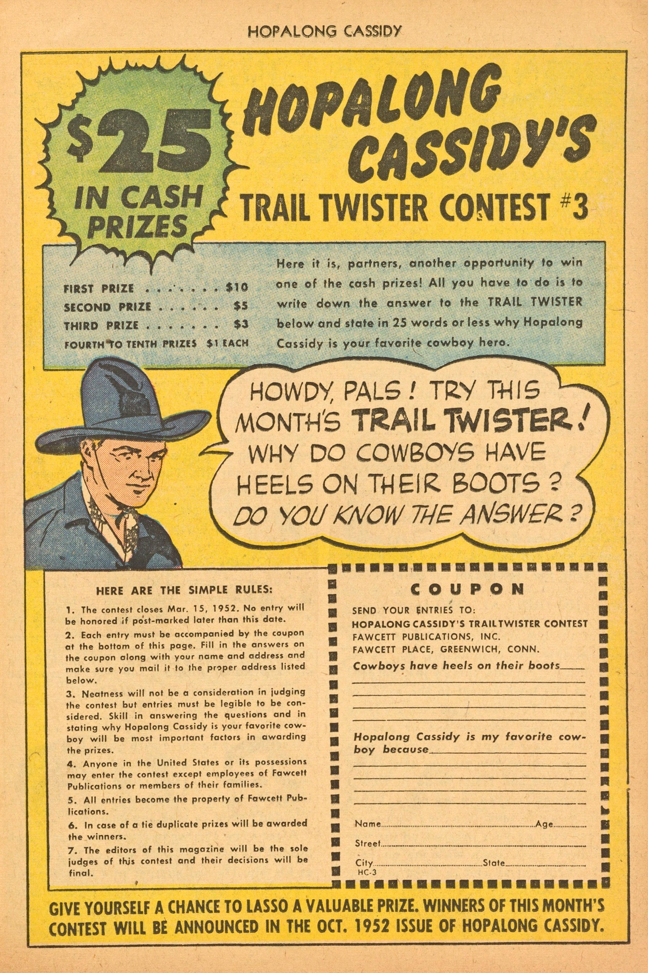 Read online Hopalong Cassidy comic -  Issue #66 - 23