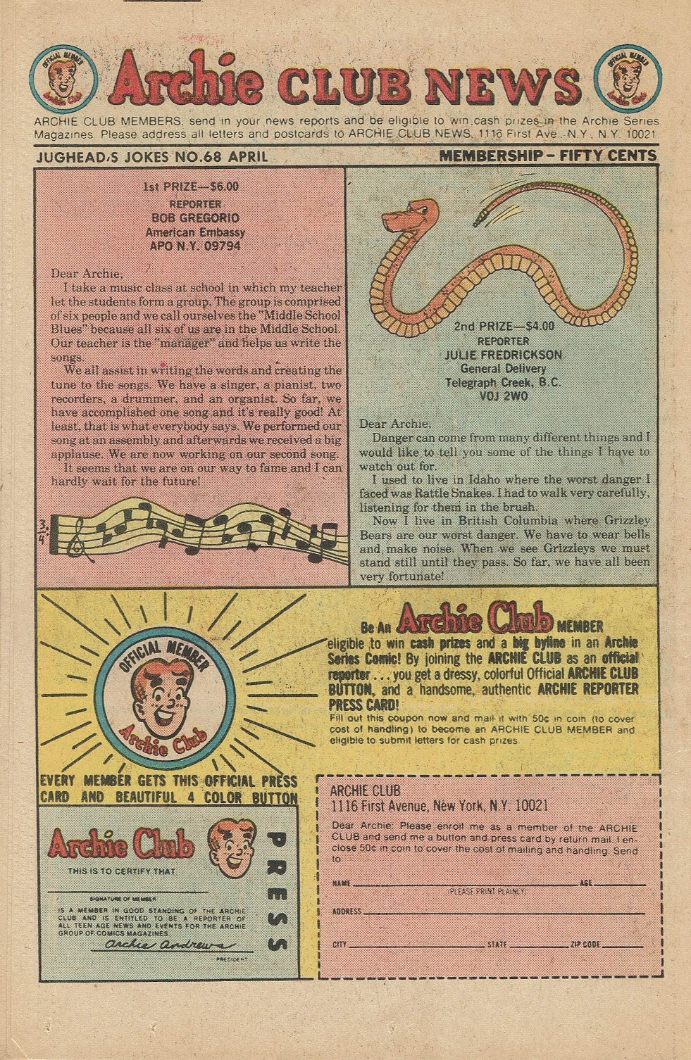 Read online Jughead's Jokes comic -  Issue #68 - 26