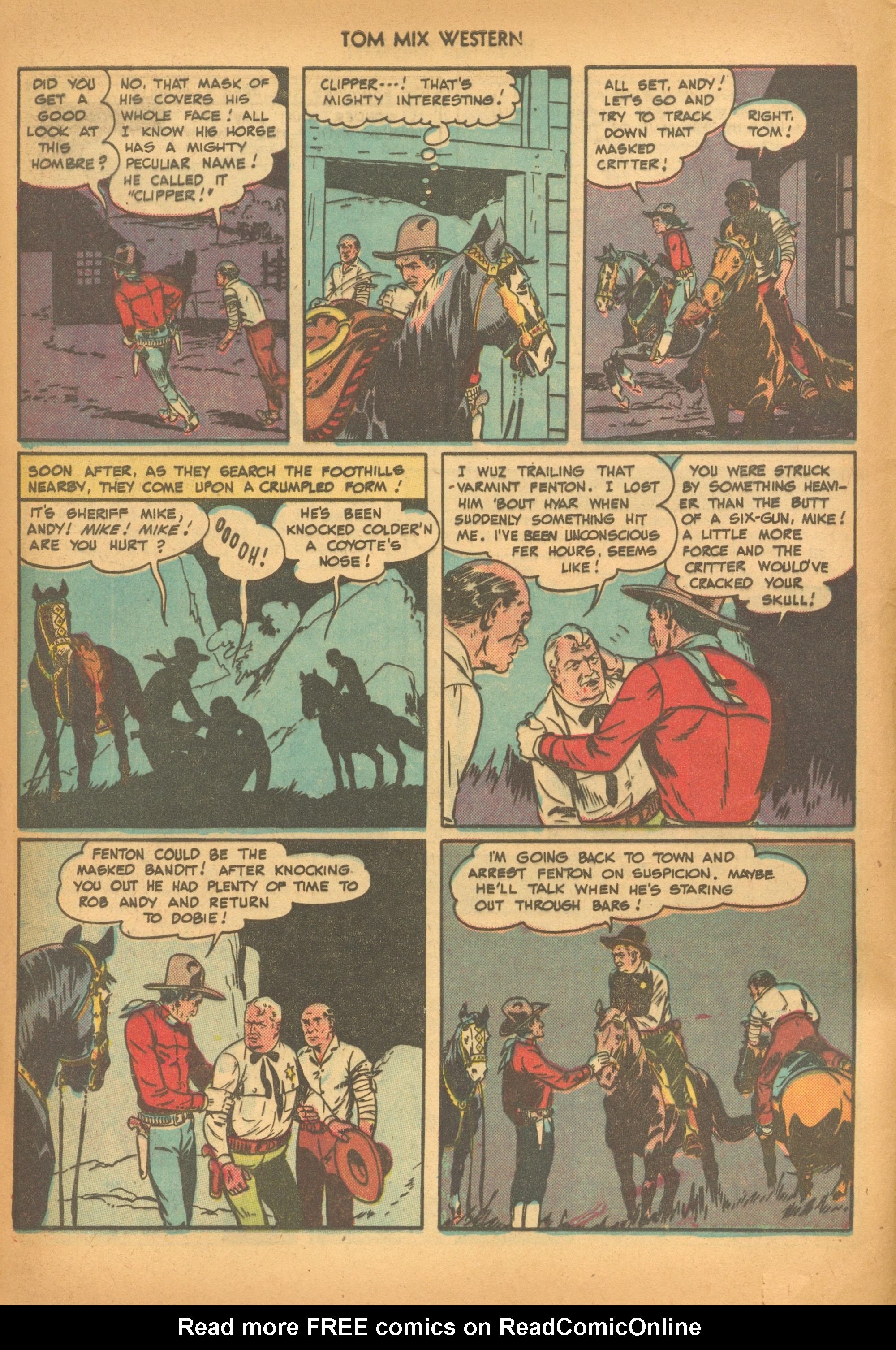 Read online Tom Mix Western (1948) comic -  Issue #19 - 8