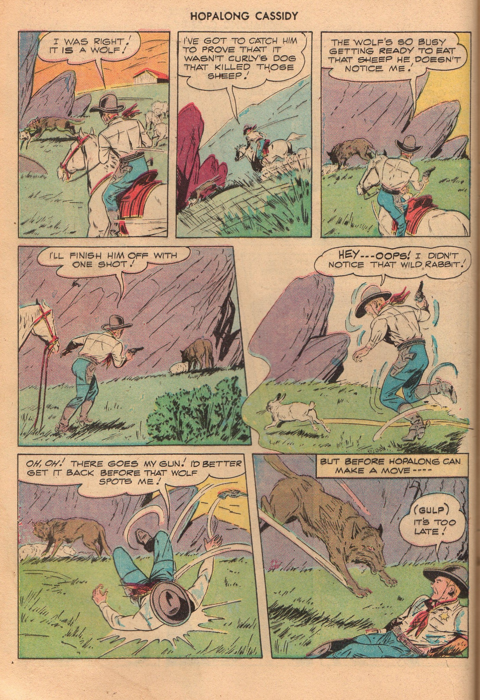 Read online Hopalong Cassidy comic -  Issue #19 - 20