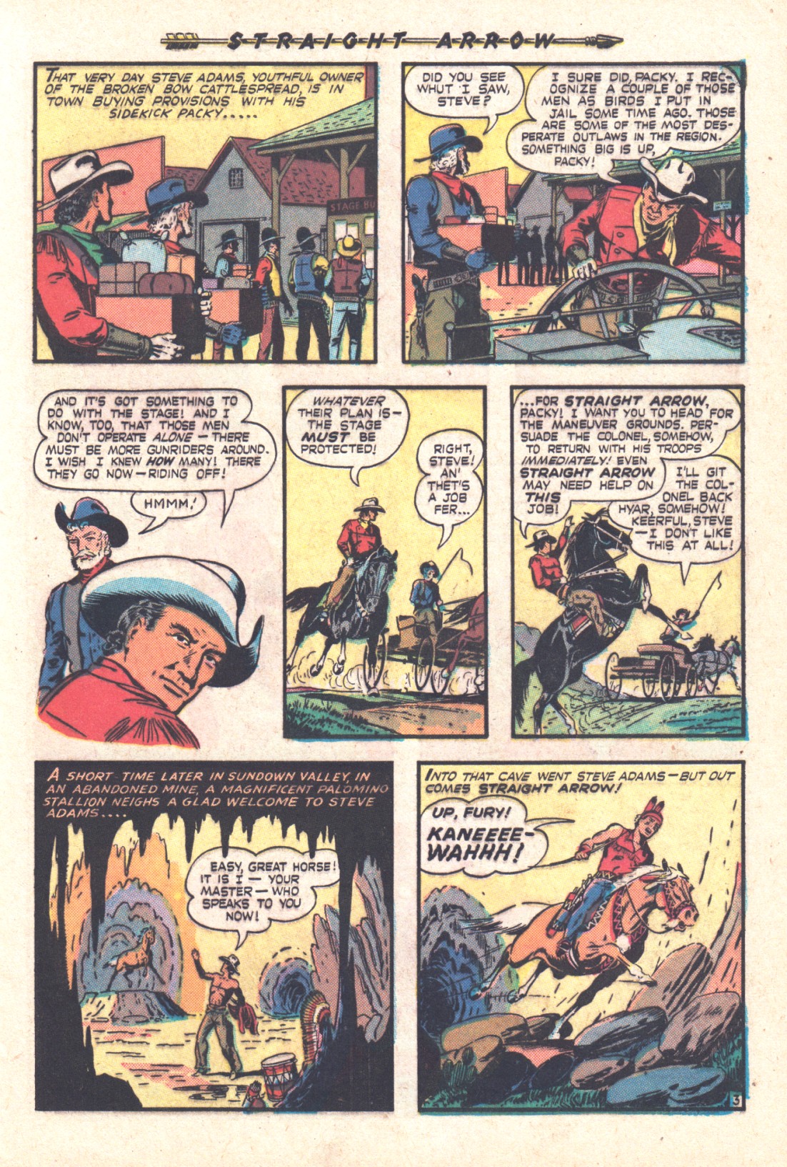 Read online Straight Arrow comic -  Issue #5 - 5