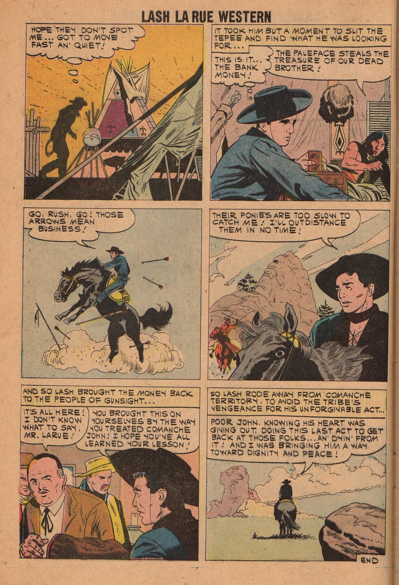 Read online Lash Larue Western (1949) comic -  Issue #83 - 8
