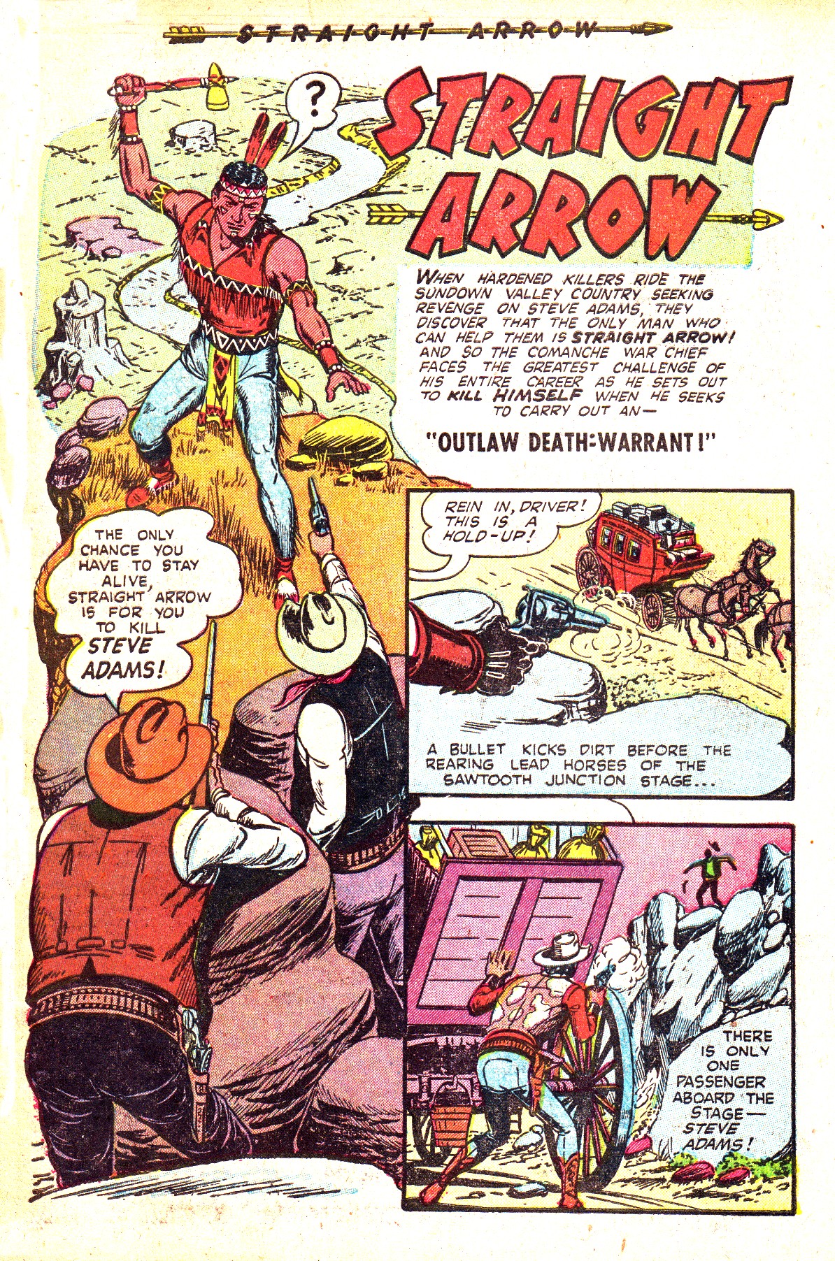 Read online Straight Arrow comic -  Issue #35 - 3