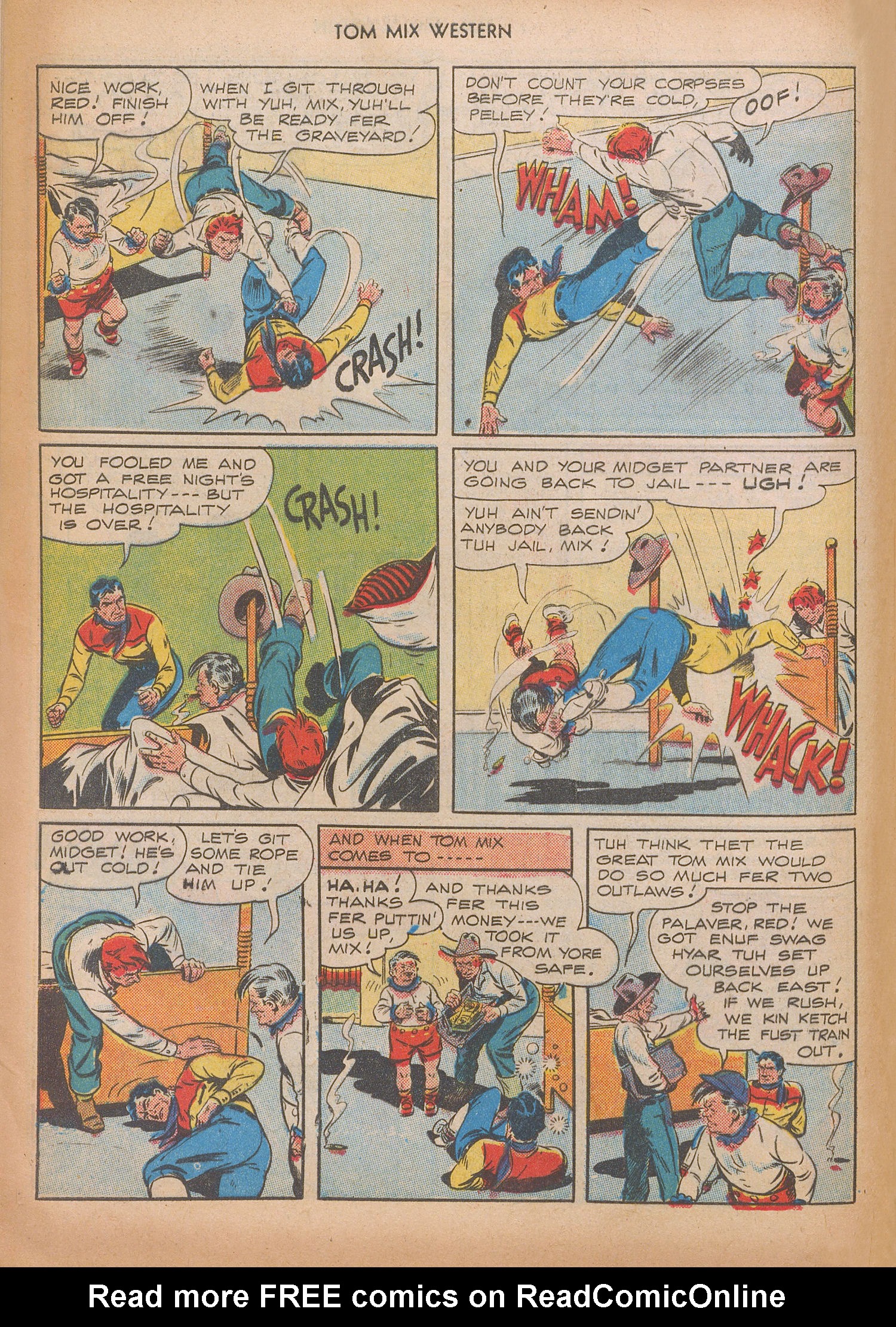 Read online Tom Mix Western (1948) comic -  Issue #9 - 8