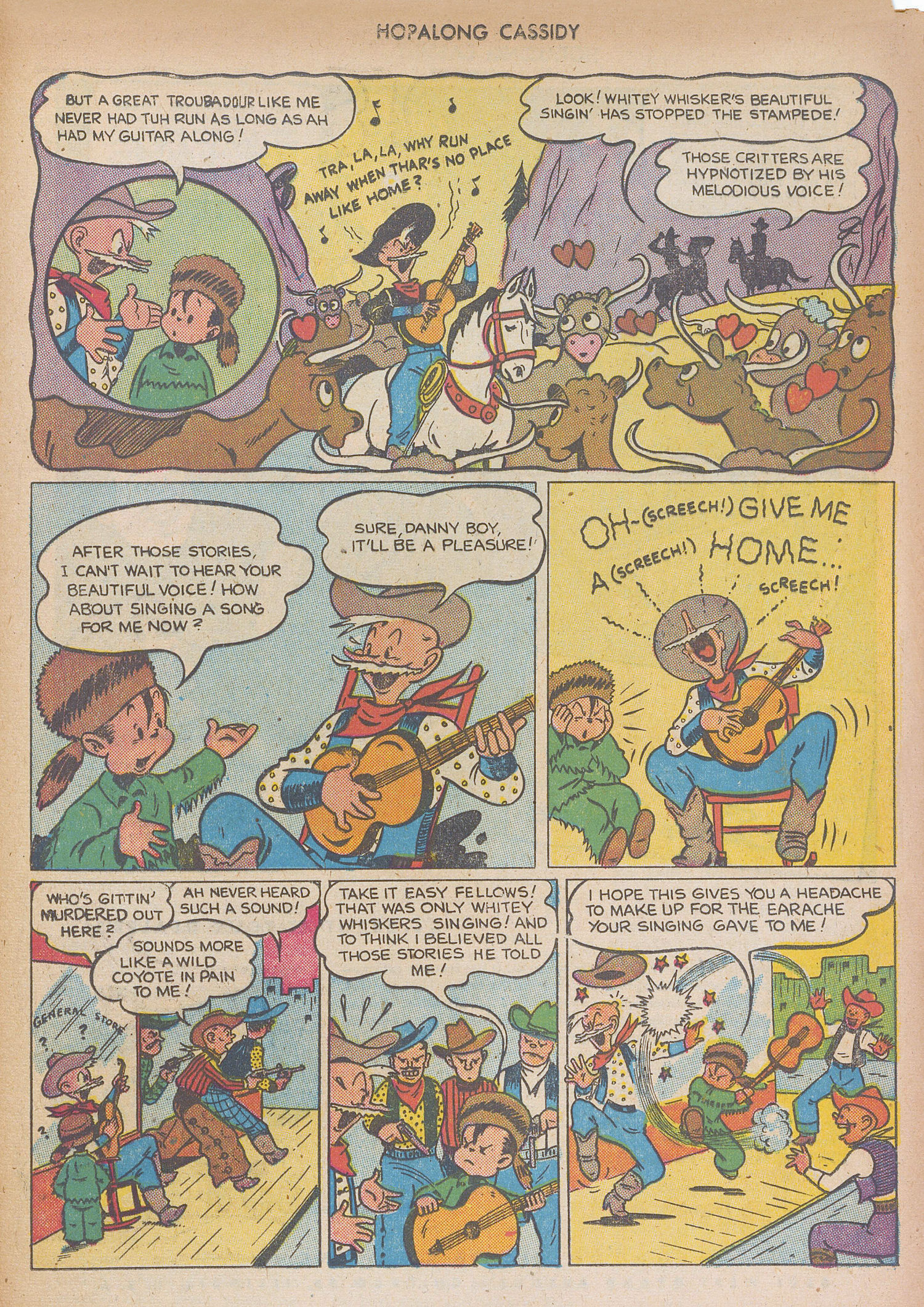 Read online Hopalong Cassidy comic -  Issue #8 - 37