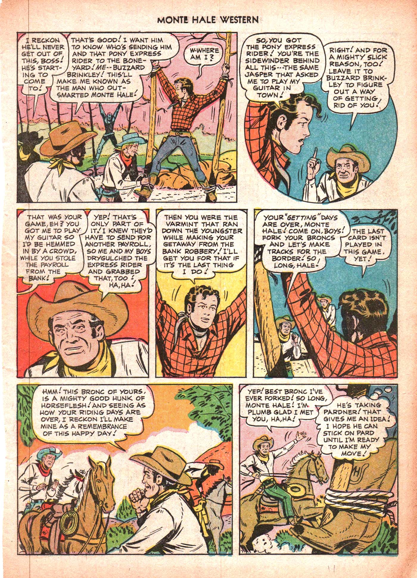 Read online Monte Hale Western comic -  Issue #50 - 11
