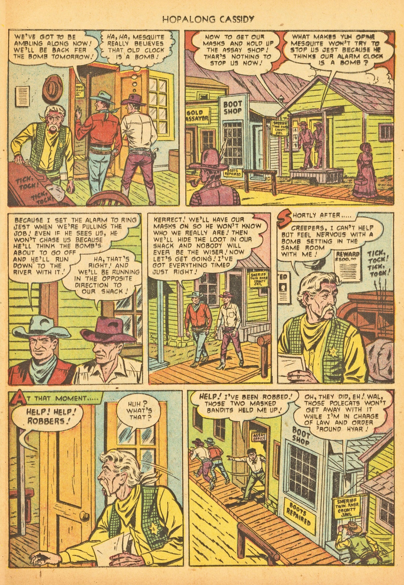 Read online Hopalong Cassidy comic -  Issue #54 - 29
