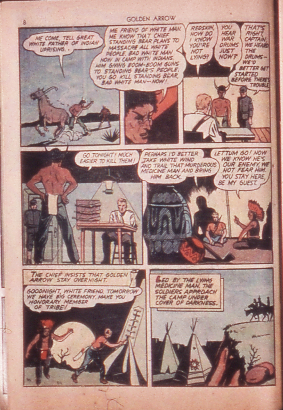 Read online Golden Arrow comic -  Issue #1 - 8