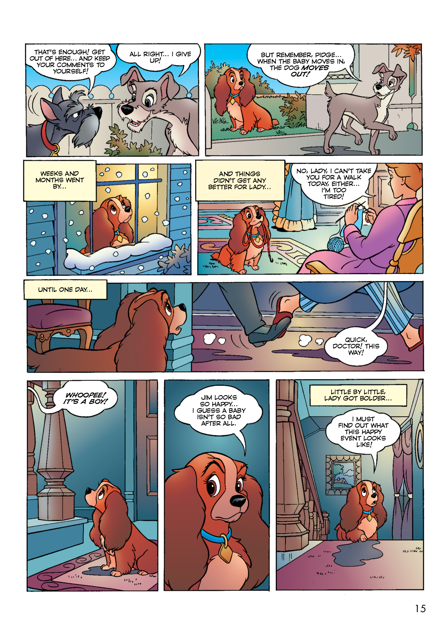 Read online Disney Lady and the Tramp: The Story of the Movie in Comics comic -  Issue # Full - 16