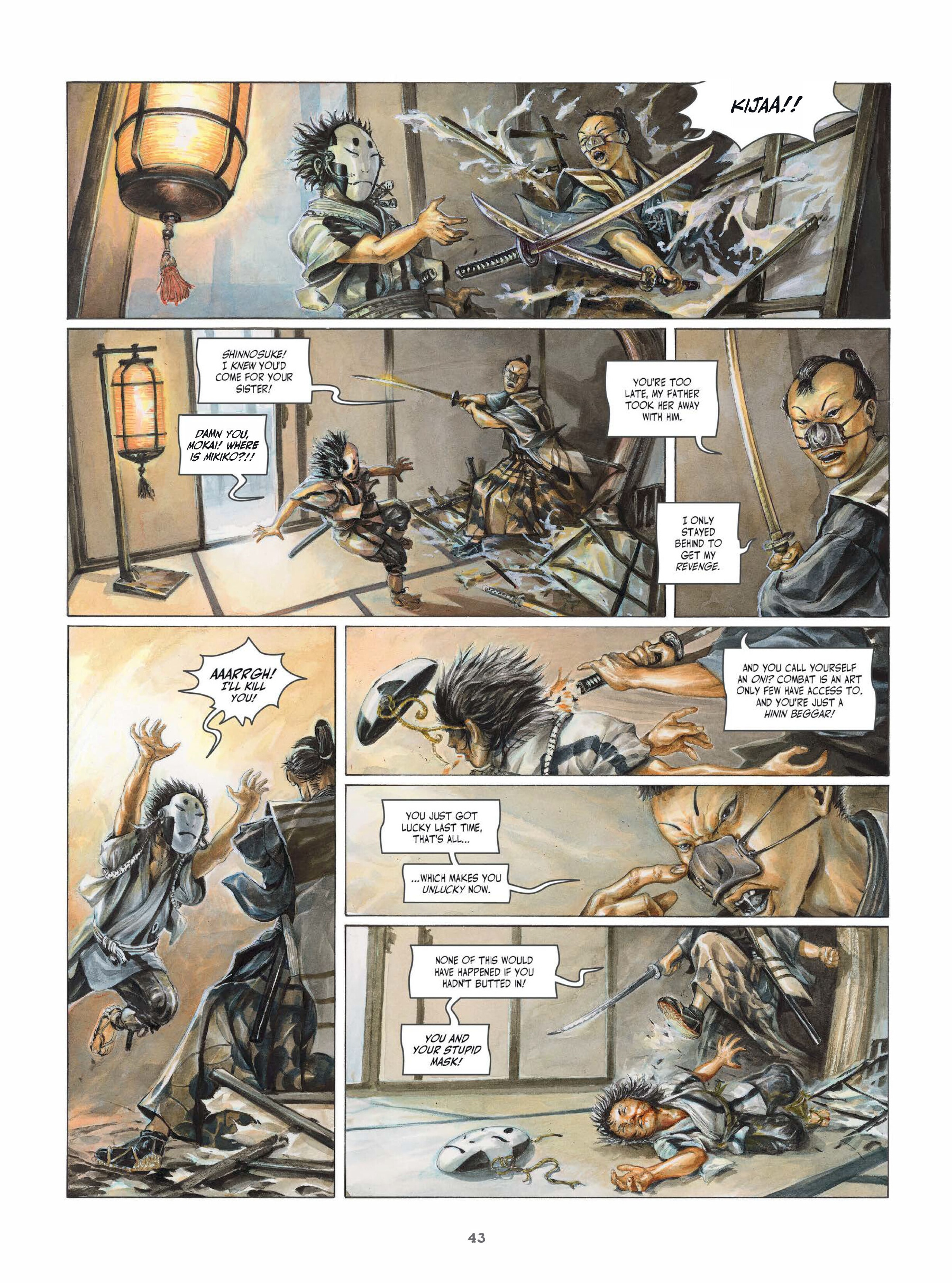 Read online Legends of the Pierced Veil: The Mask of Fudo comic -  Issue # TPB (Part 1) - 43