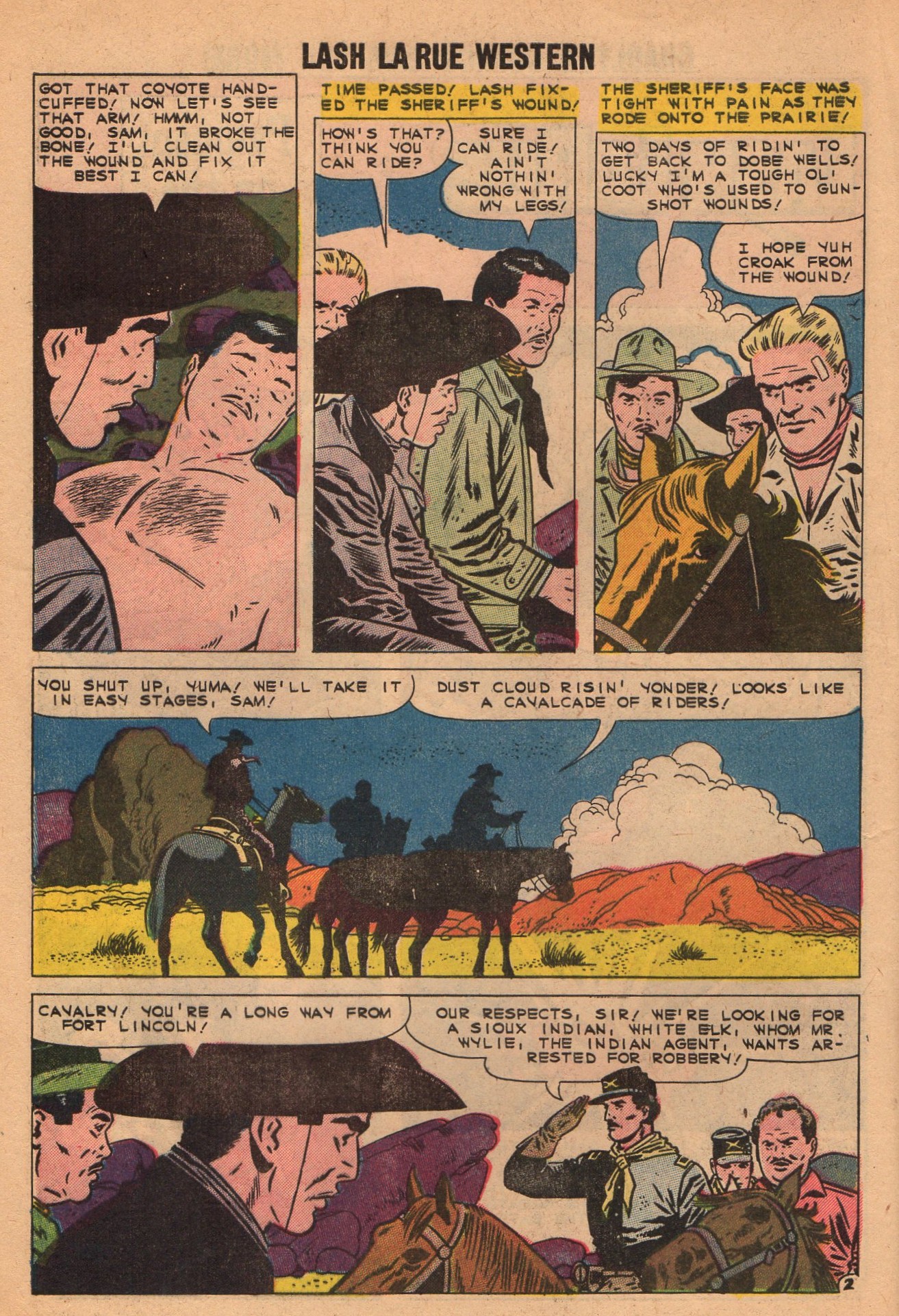 Read online Lash Larue Western (1949) comic -  Issue #78 - 4