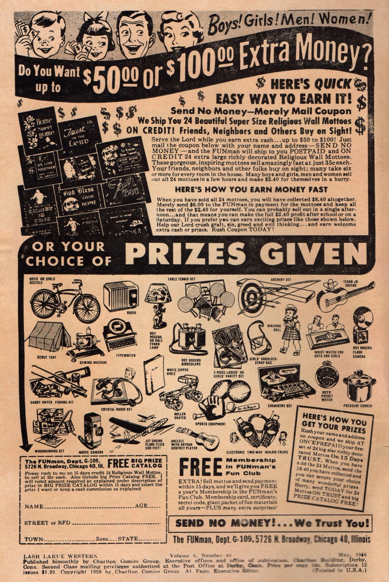 Read online Lash Larue Western (1949) comic -  Issue #60 - 2