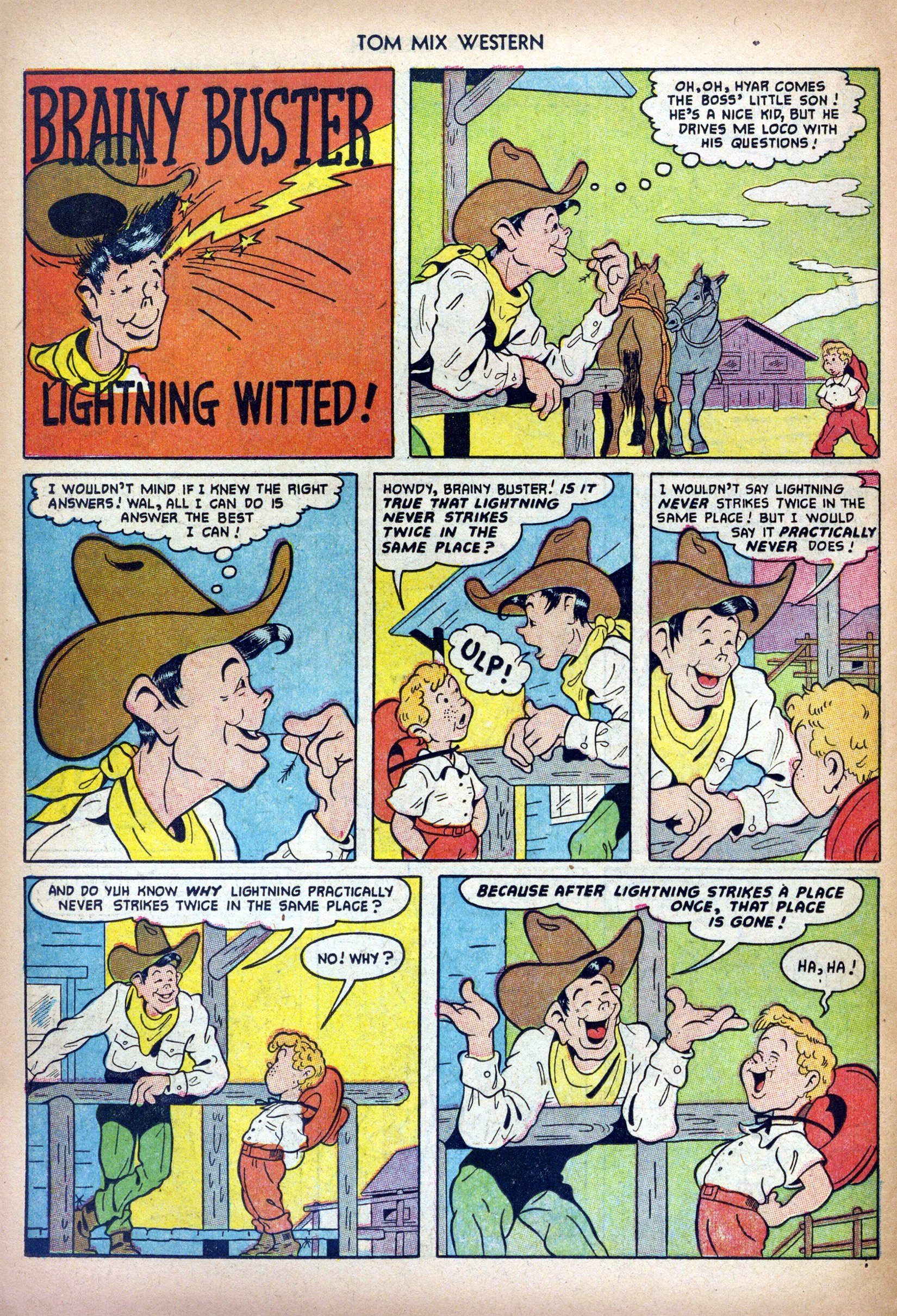 Read online Tom Mix Western (1948) comic -  Issue #58 - 26