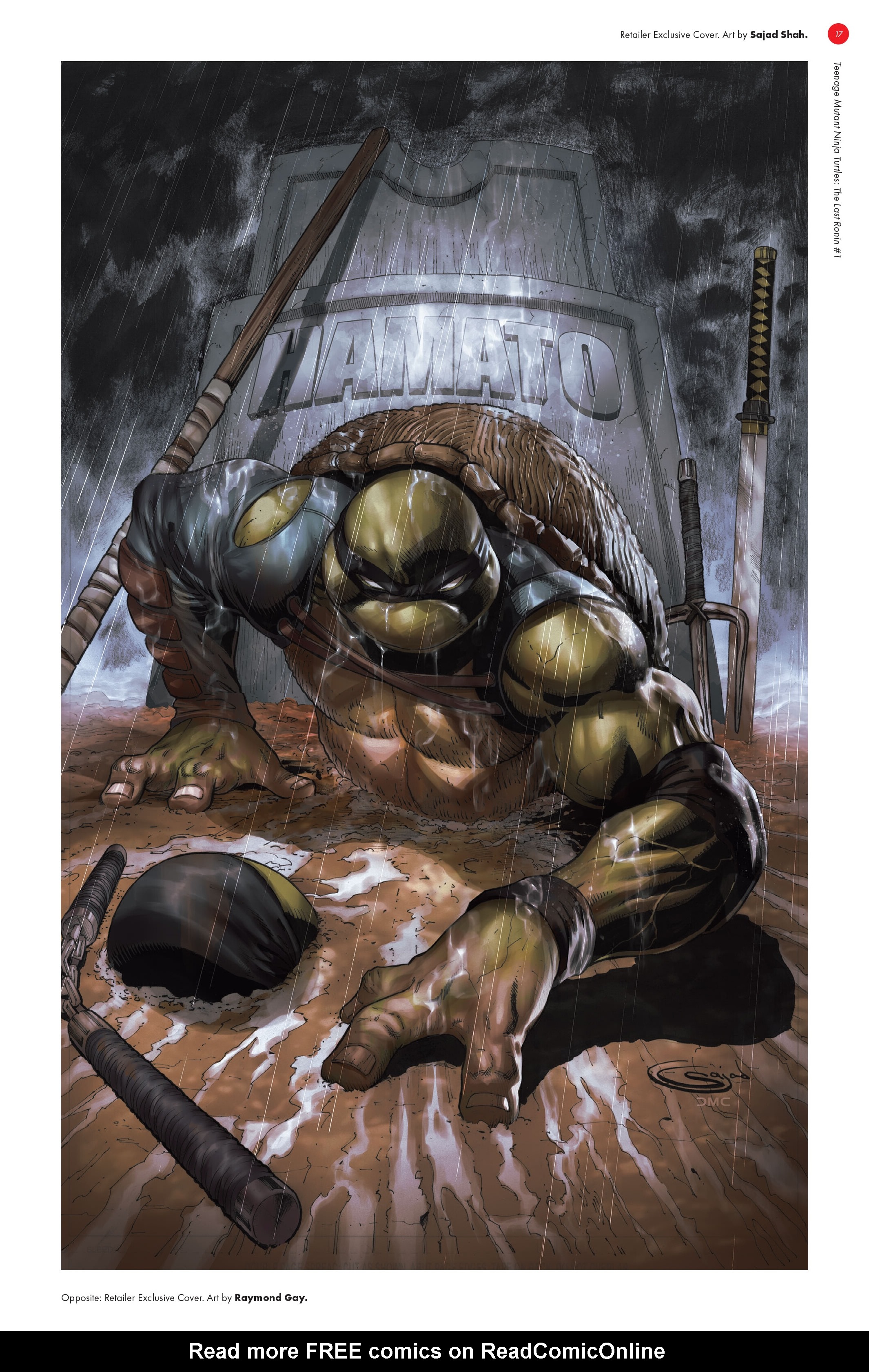 Read online Teenage Mutant Ninja Turtles: The Last Ronin - The Covers comic -  Issue # TPB (Part 1) - 17