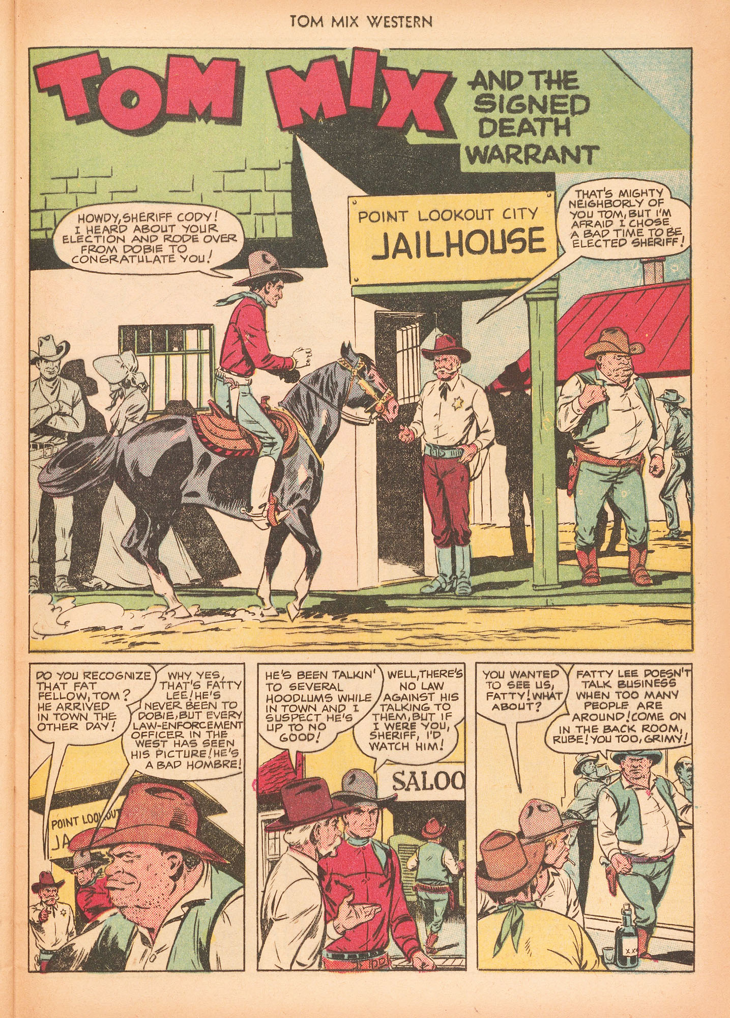 Read online Tom Mix Western (1948) comic -  Issue #25 - 41