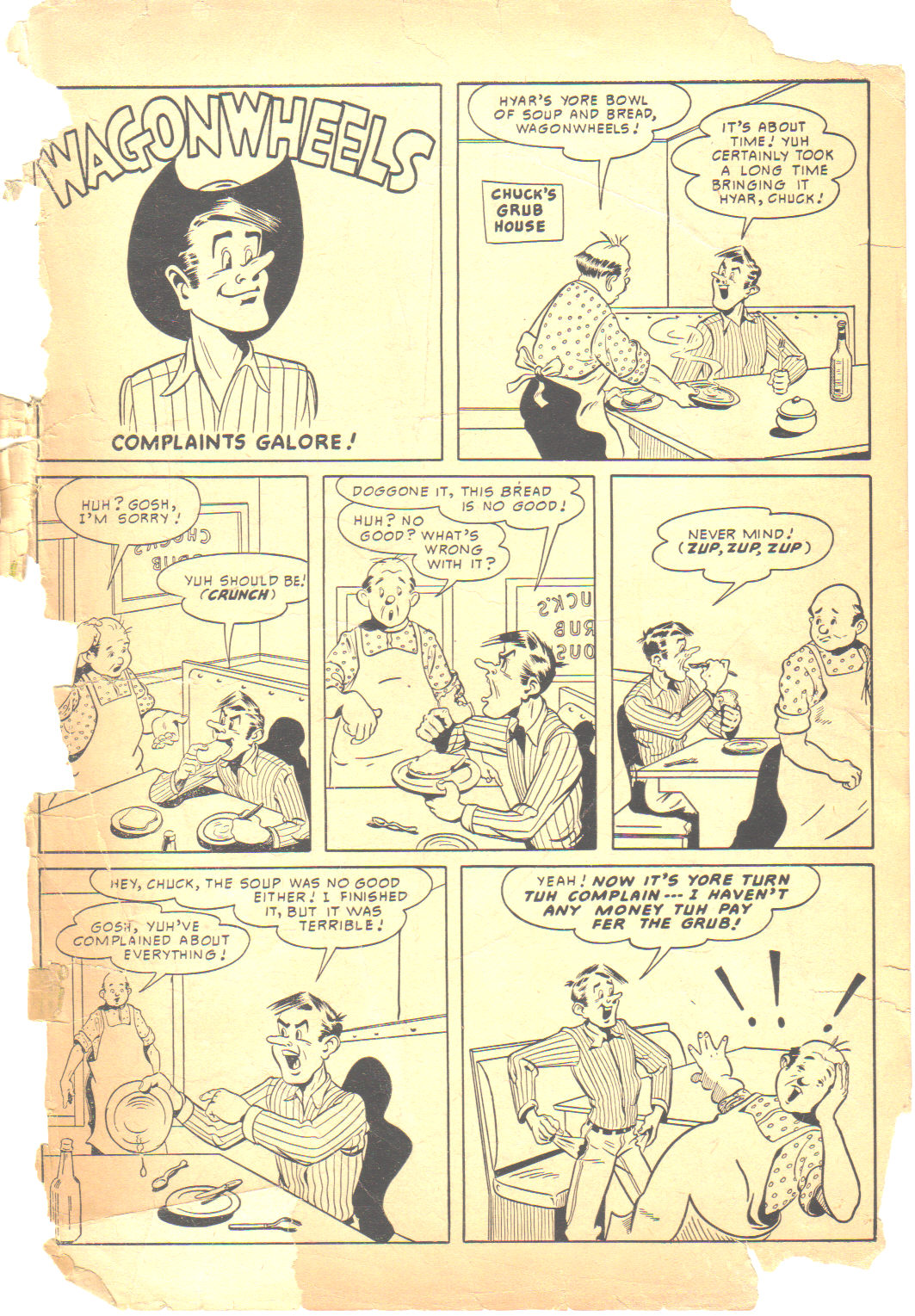 Read online Lash Larue Western (1949) comic -  Issue #6 - 35