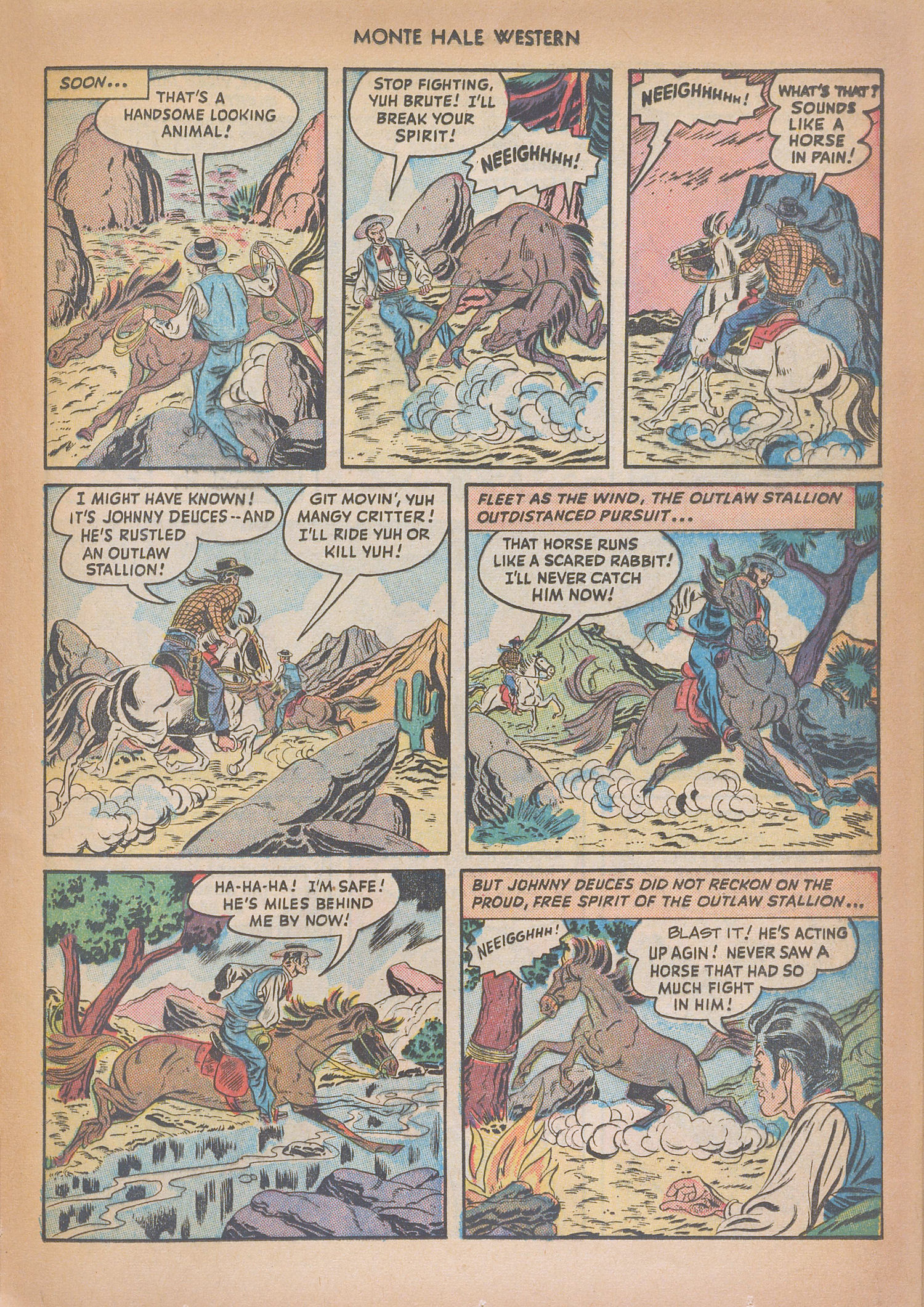 Read online Monte Hale Western comic -  Issue #32 - 29