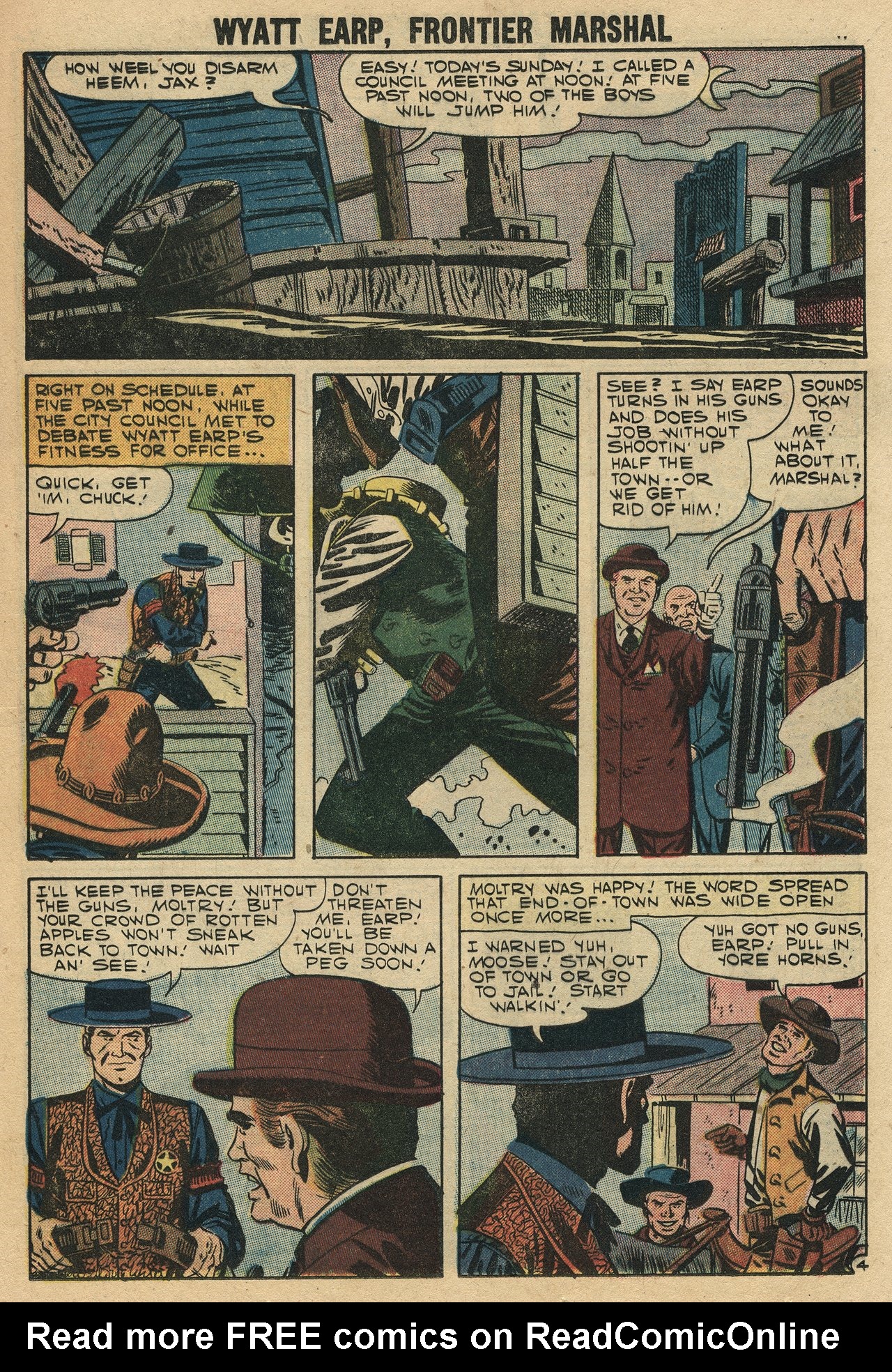 Read online Wyatt Earp Frontier Marshal comic -  Issue #18 - 13