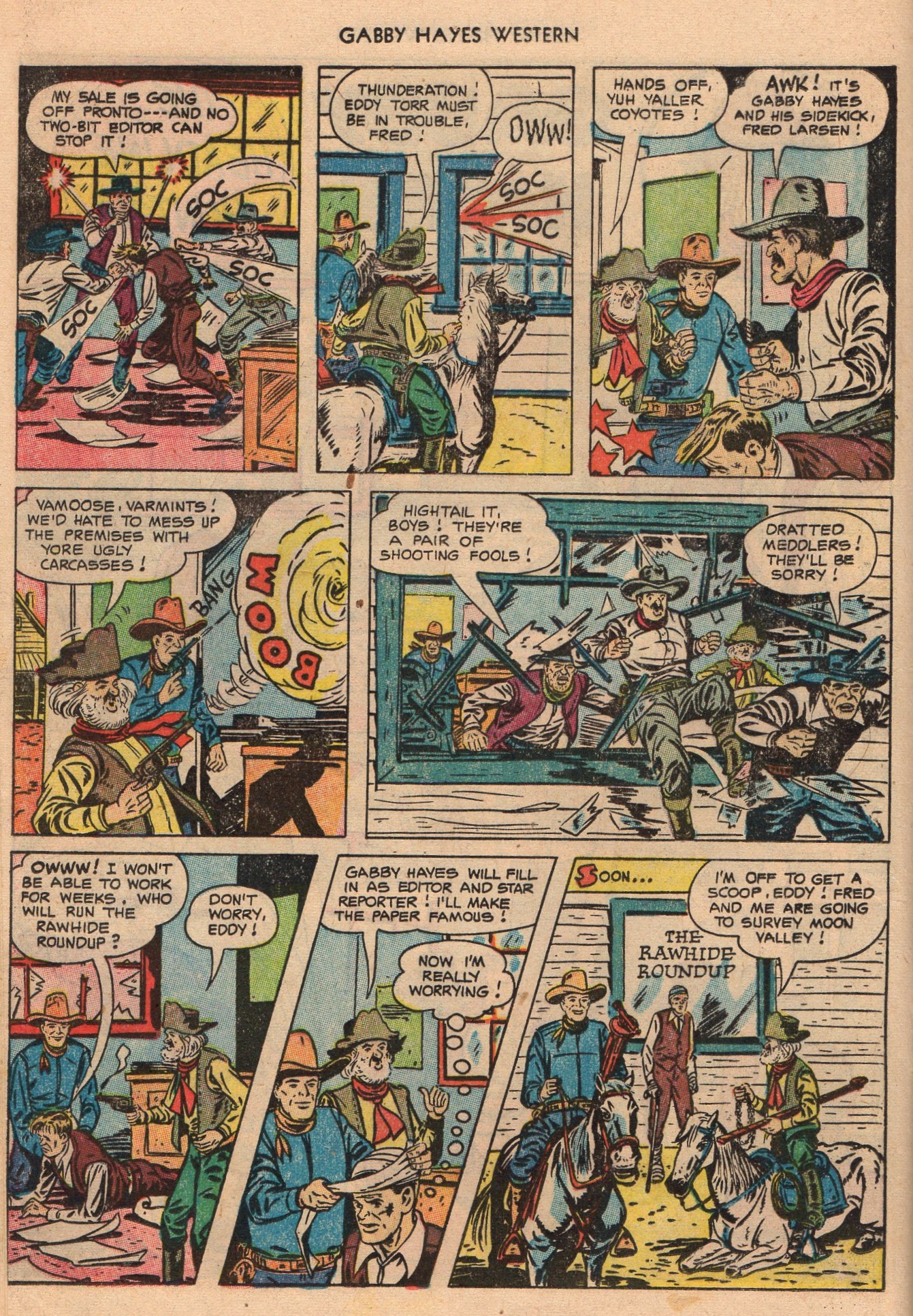 Read online Gabby Hayes Western comic -  Issue #50 - 16