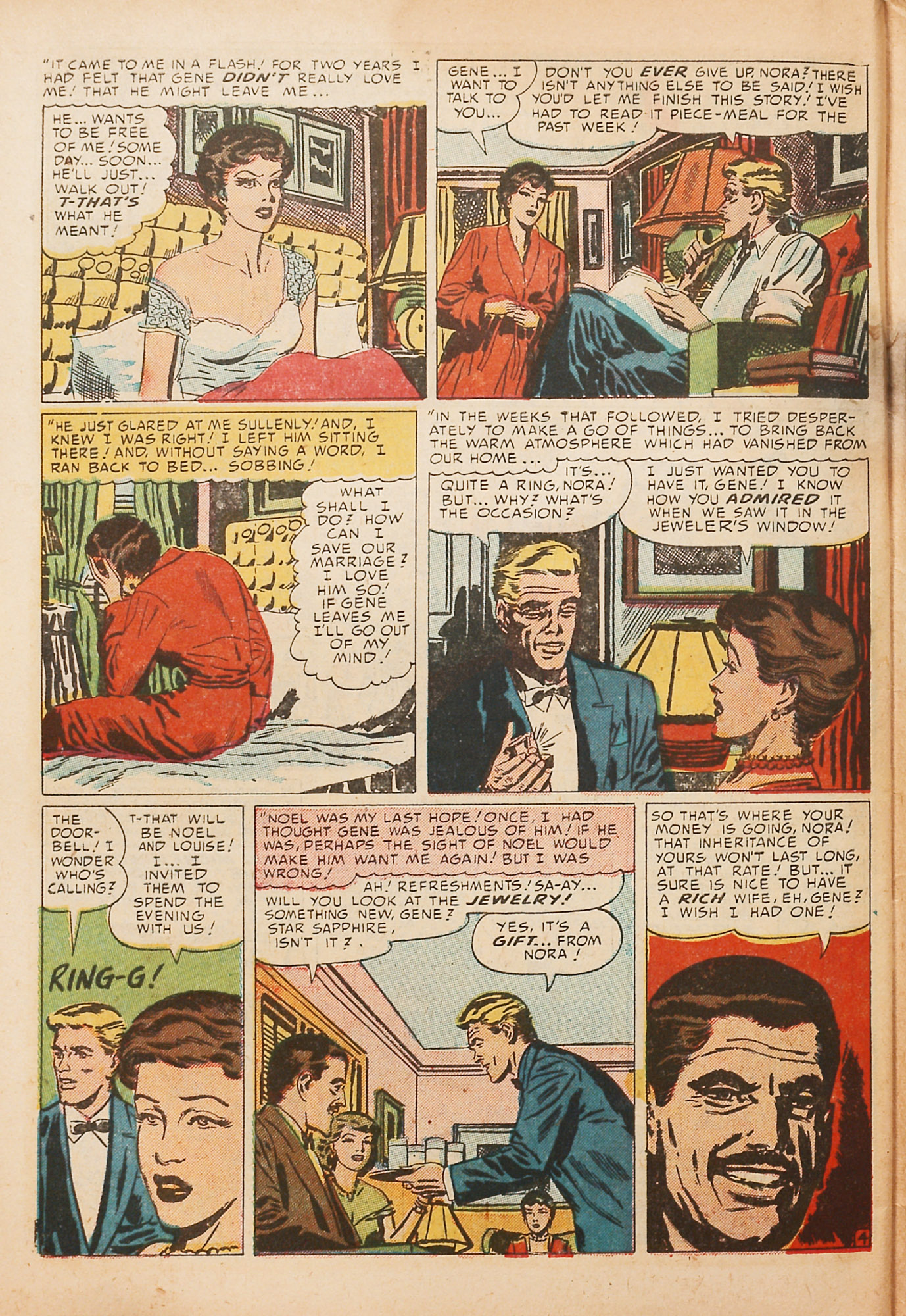 Read online Young Love (1949) comic -  Issue #38 - 37