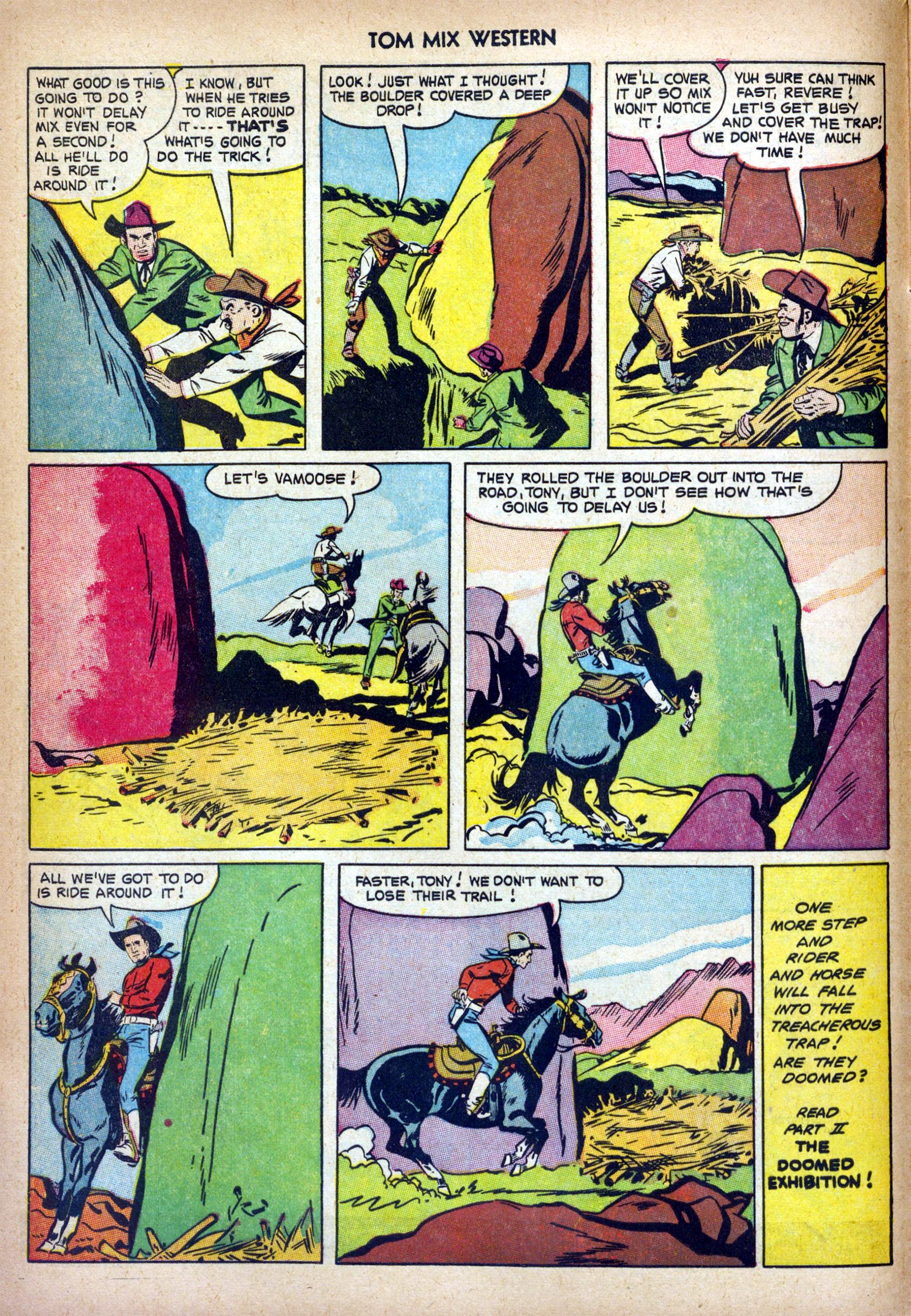 Read online Tom Mix Western (1948) comic -  Issue #58 - 8