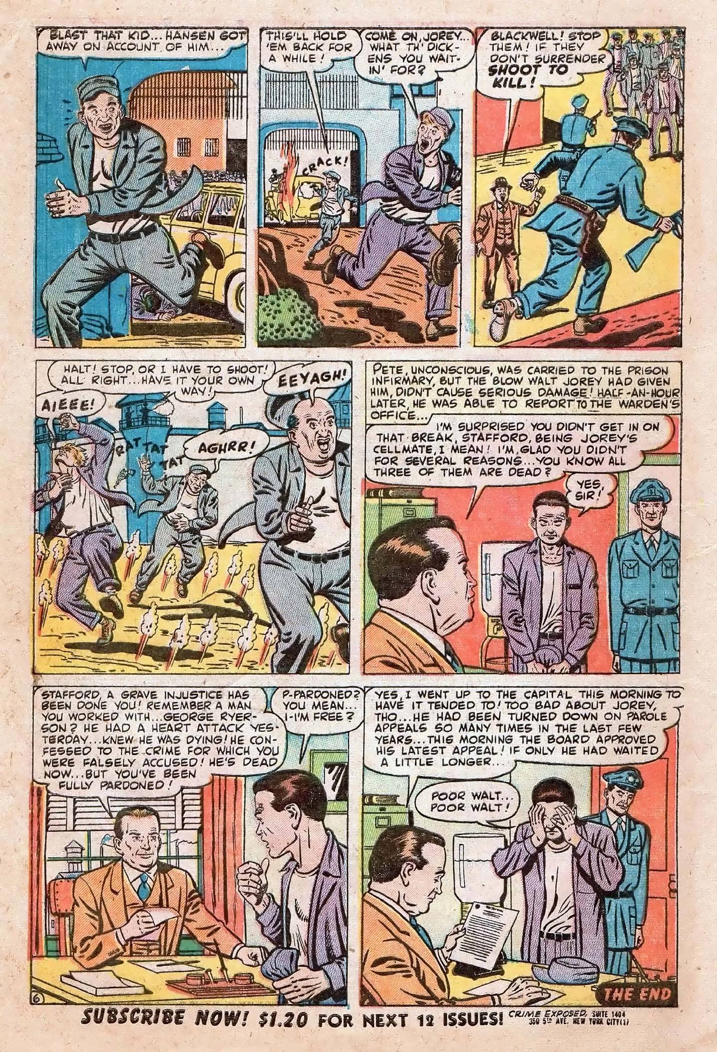 Read online Crime Exposed (1950) comic -  Issue #7 - 8