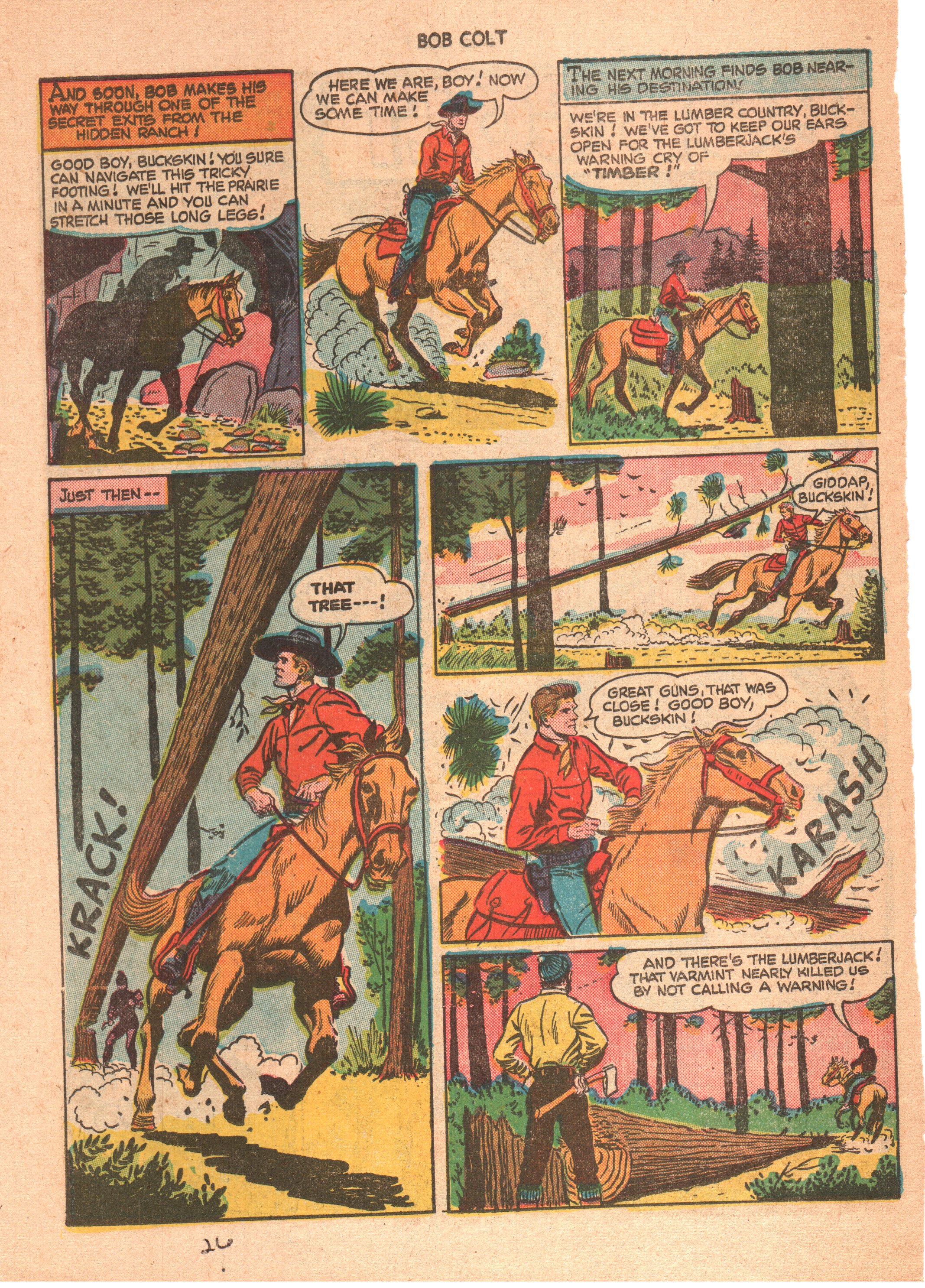 Read online Bob Colt Western comic -  Issue #4 - 26