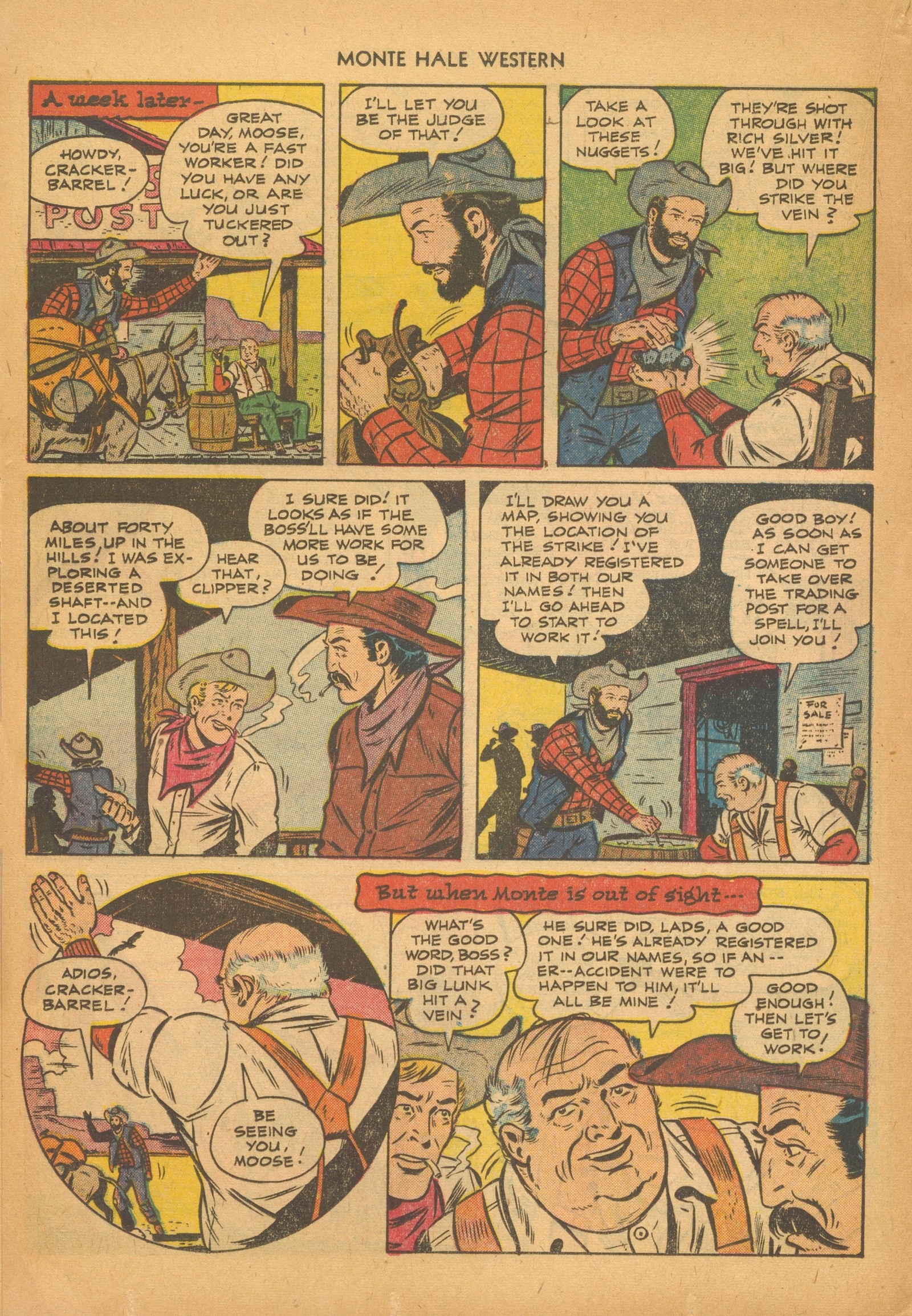 Read online Monte Hale Western comic -  Issue #72 - 20