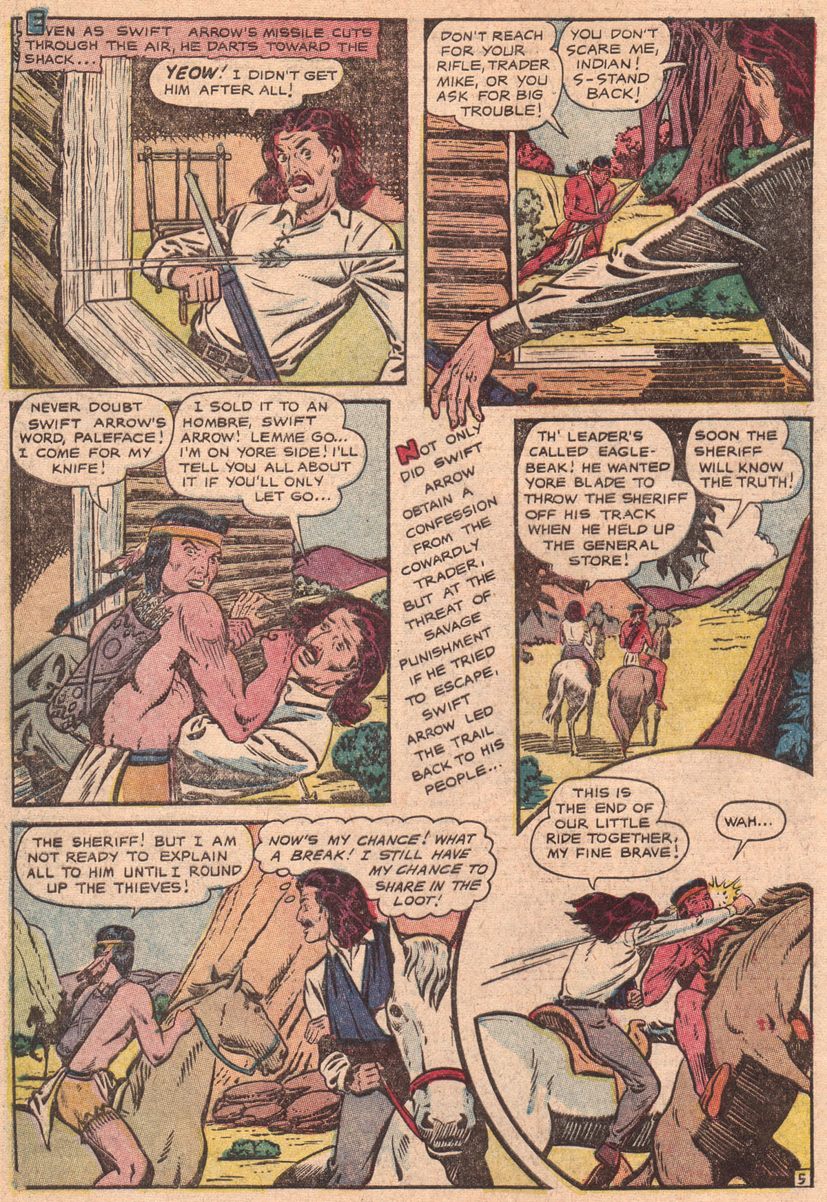 Read online Swift Arrow (1957) comic -  Issue #3 - 8