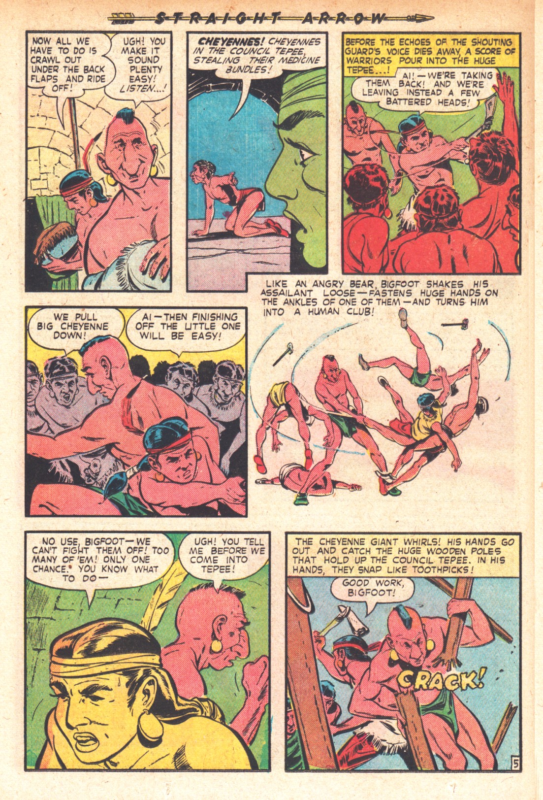 Read online Straight Arrow comic -  Issue #20 - 24