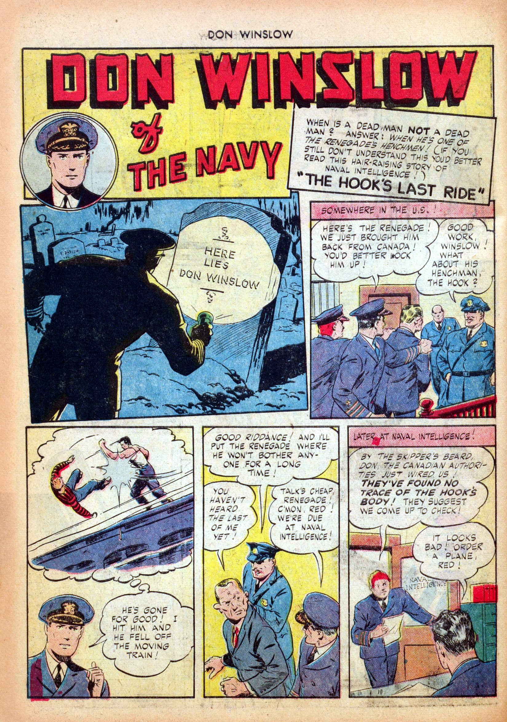 Read online Don Winslow of the Navy comic -  Issue #35 - 40