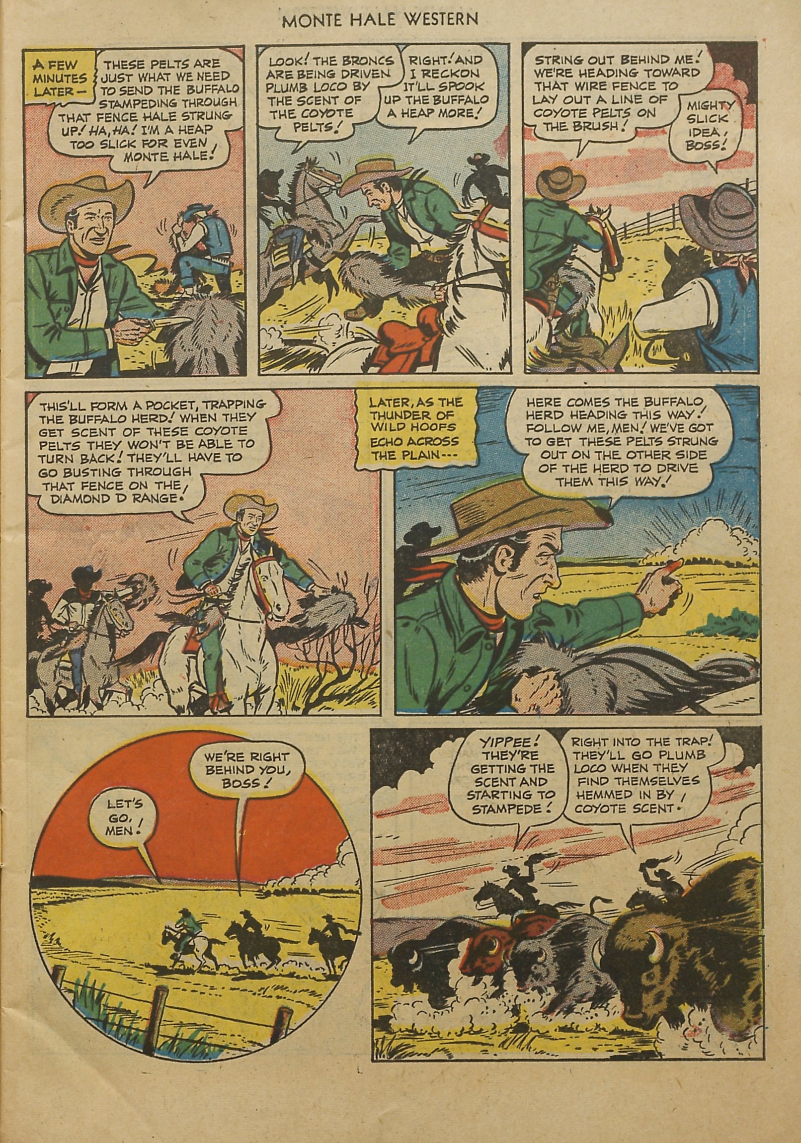 Read online Monte Hale Western comic -  Issue #52 - 7