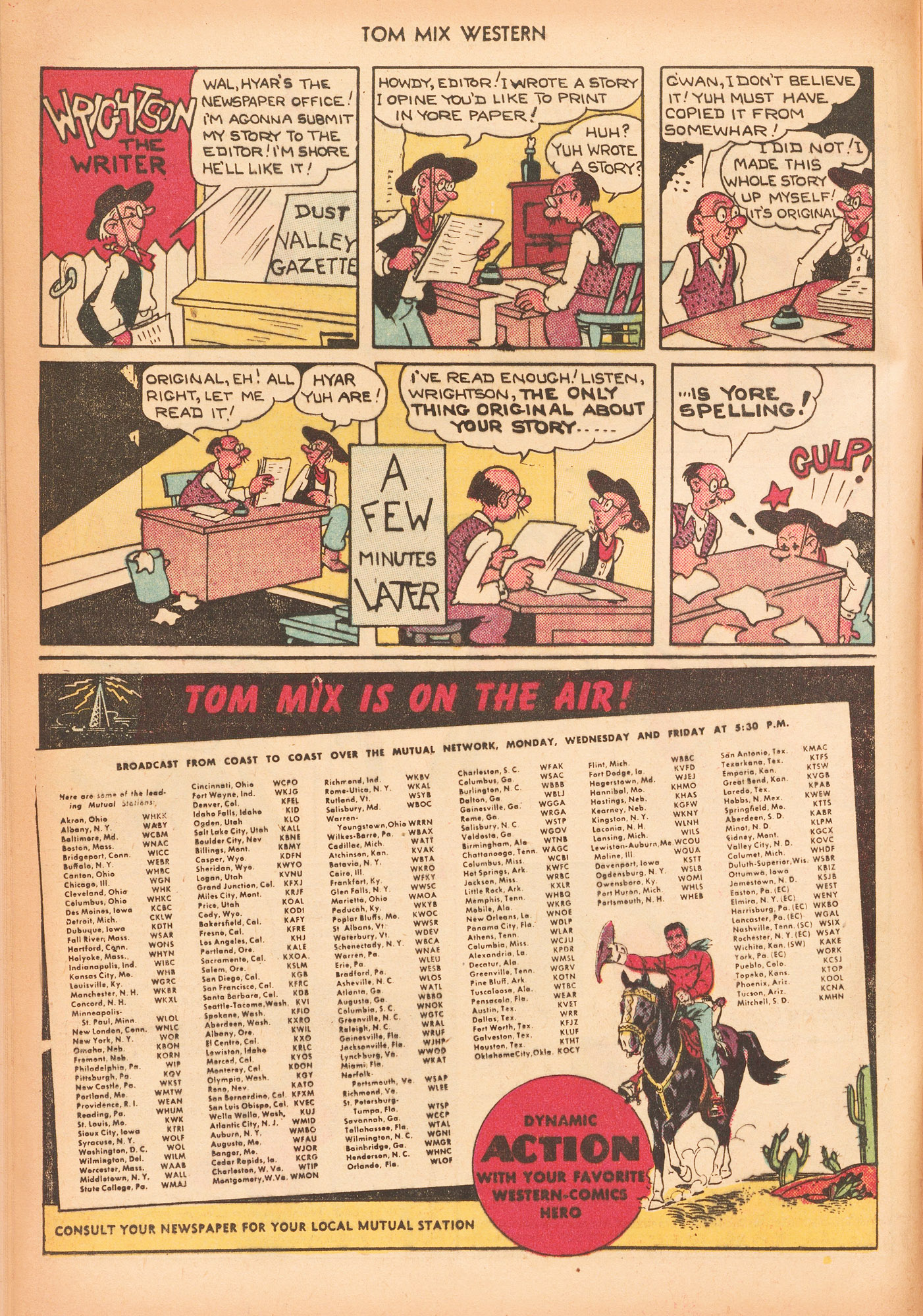 Read online Tom Mix Western (1948) comic -  Issue #25 - 12
