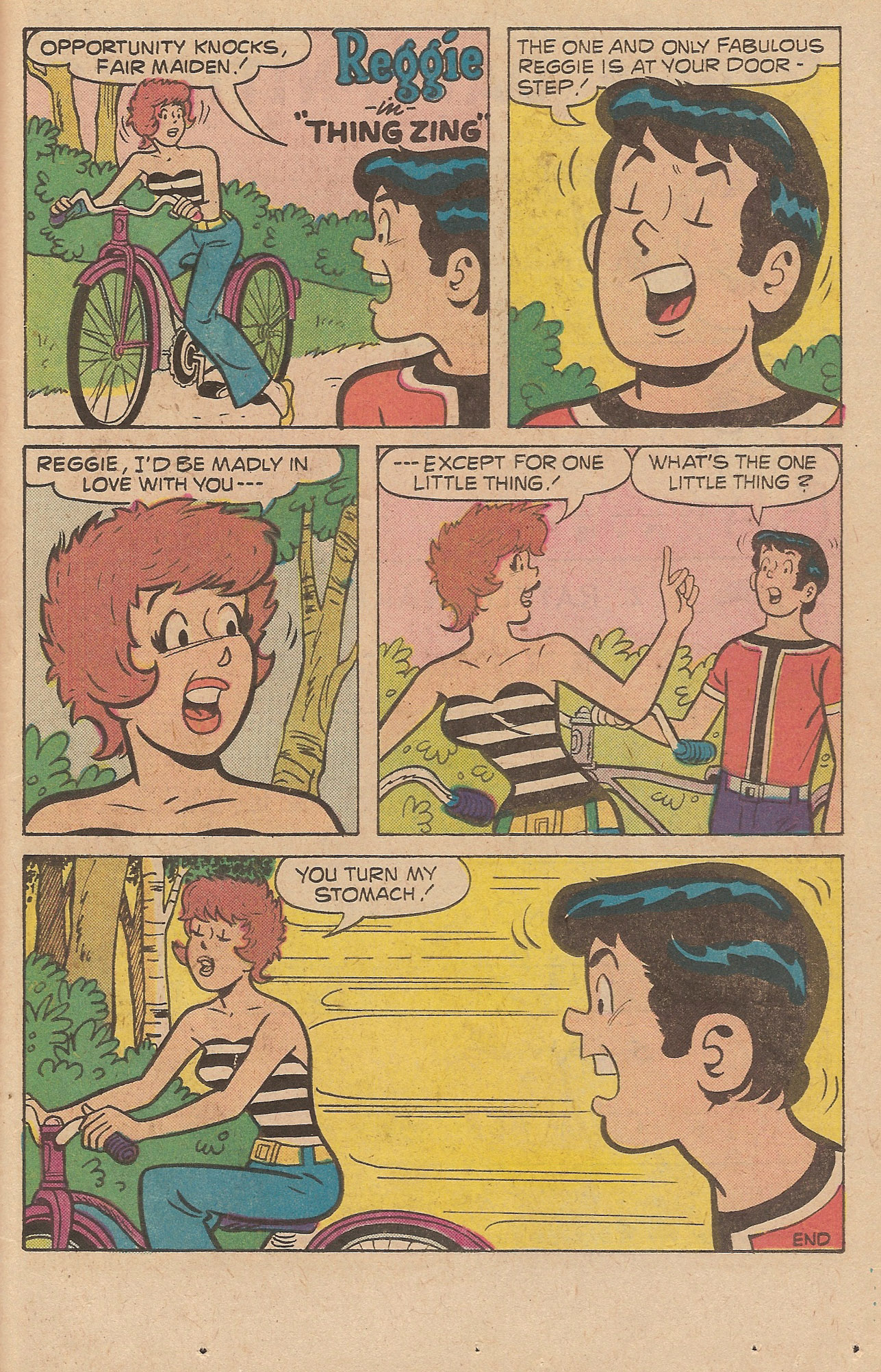 Read online Reggie's Wise Guy Jokes comic -  Issue #42 - 23