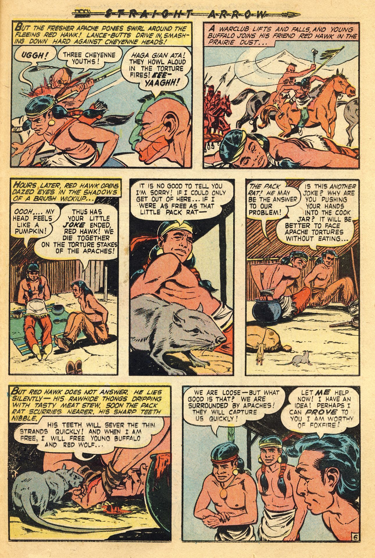 Read online Straight Arrow comic -  Issue #16 - 25