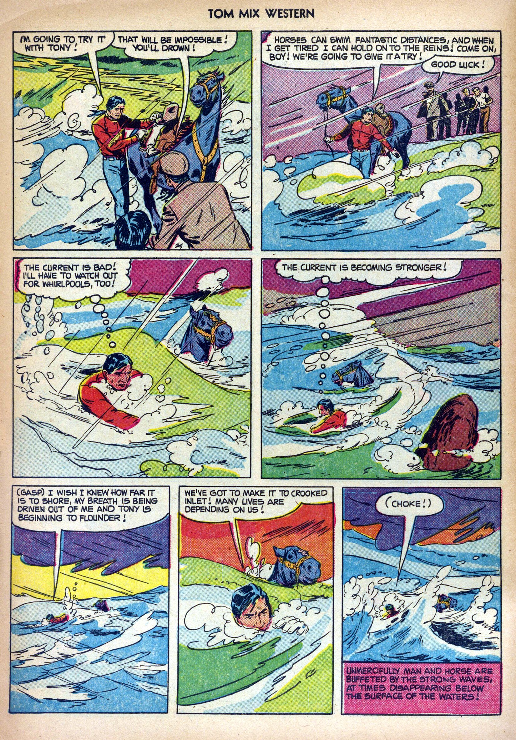 Read online Tom Mix Western (1948) comic -  Issue #48 - 6
