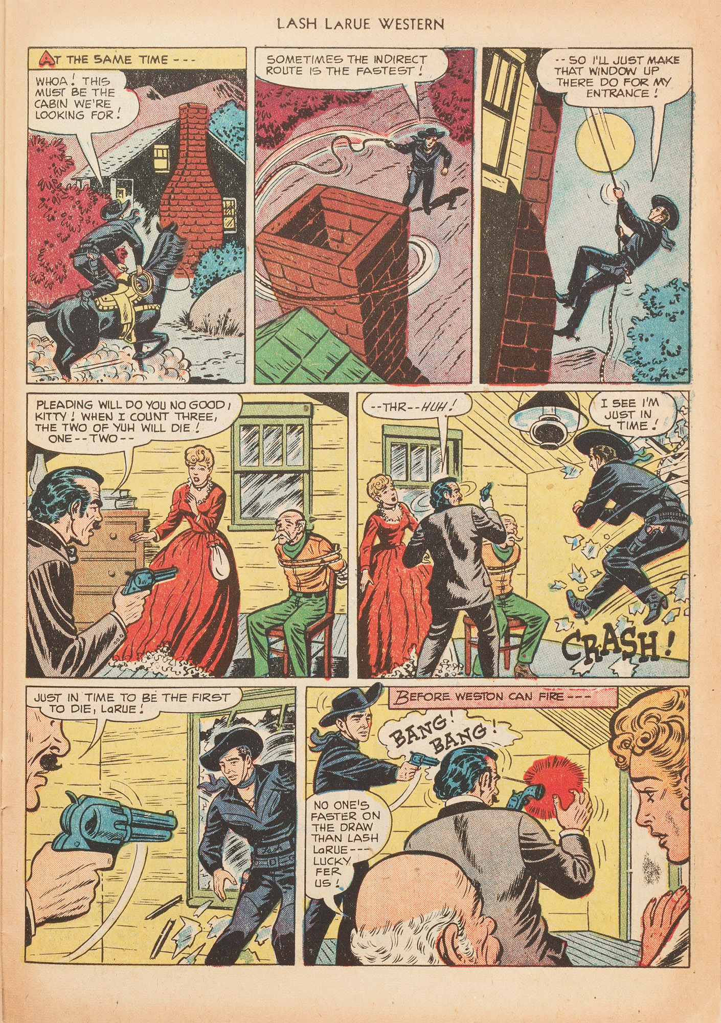 Read online Lash Larue Western (1949) comic -  Issue #20 - 31