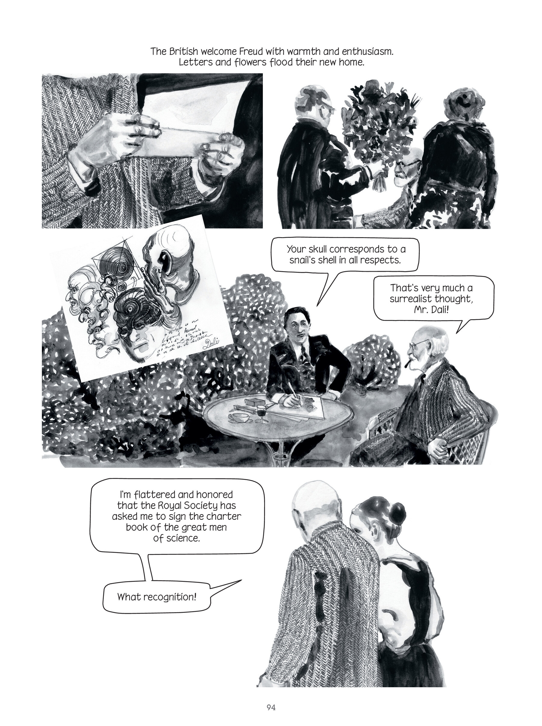 Read online Through Clouds of Smoke: Freud's Final Days comic -  Issue # TPB - 93