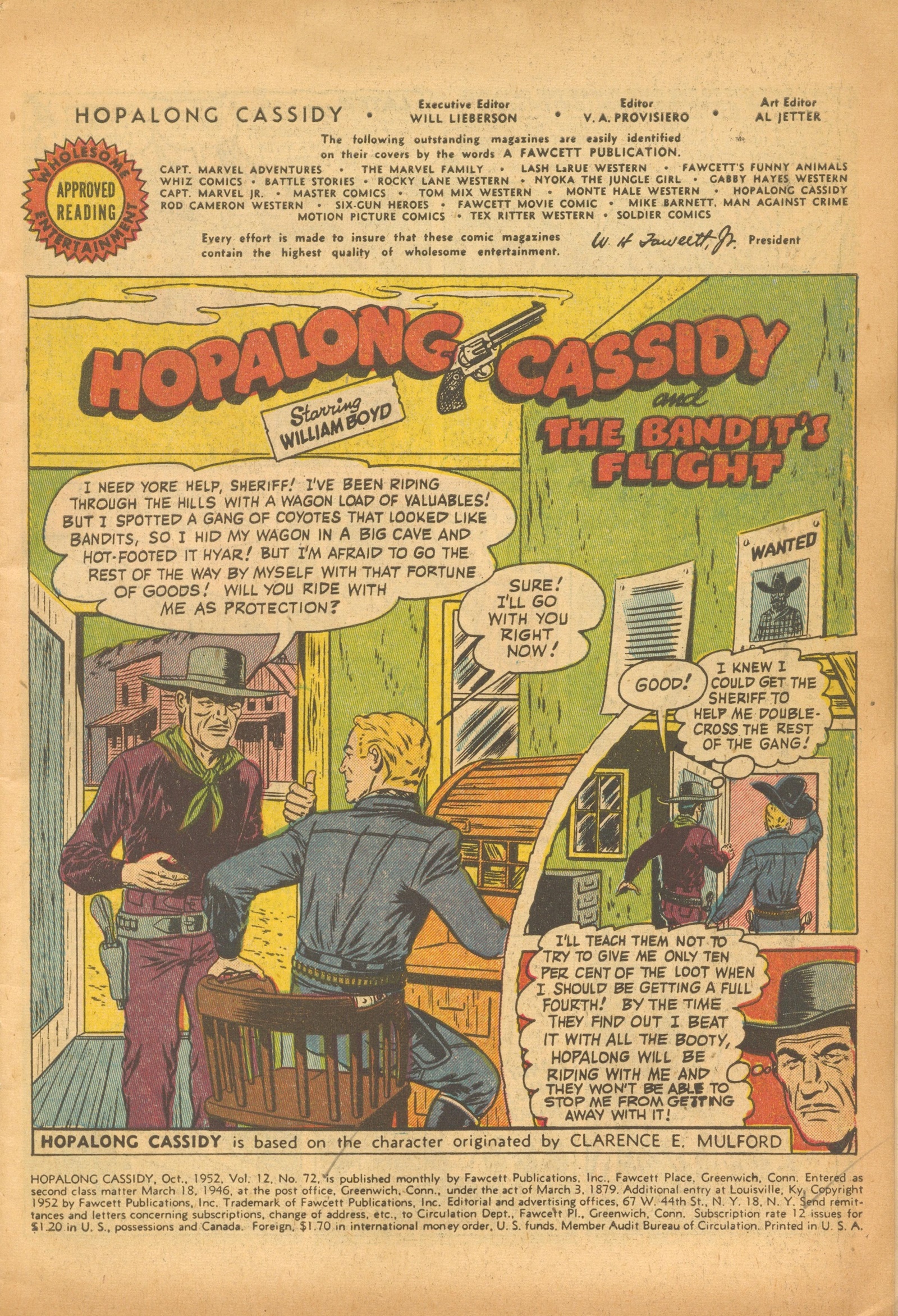 Read online Hopalong Cassidy comic -  Issue #72 - 3
