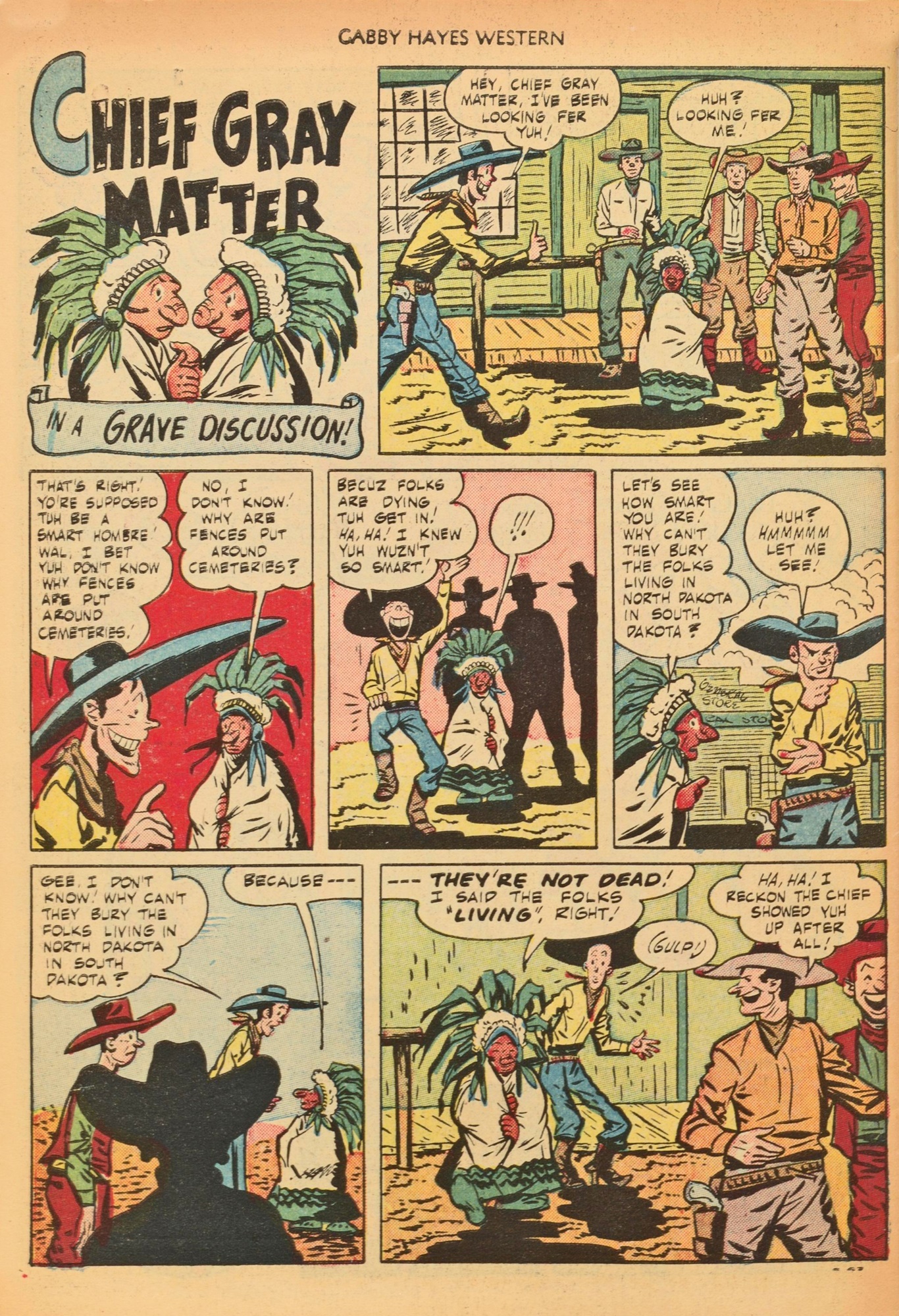 Read online Gabby Hayes Western comic -  Issue #27 - 34